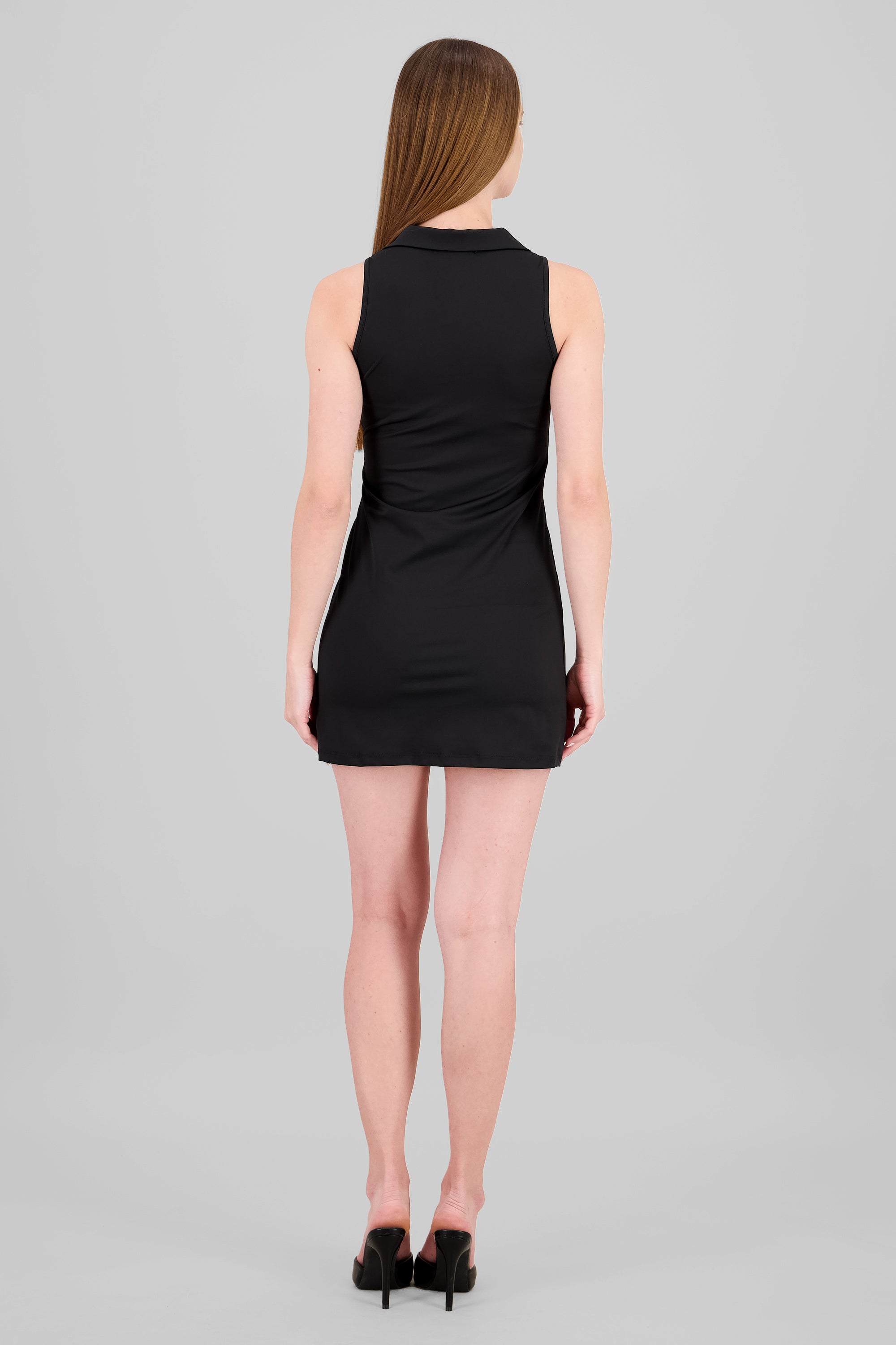 Sleeveless Mini Dress BLACK