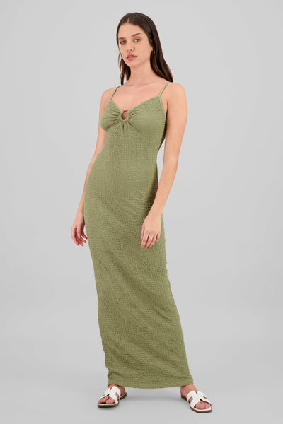 Textured Maxi Dress SAGE