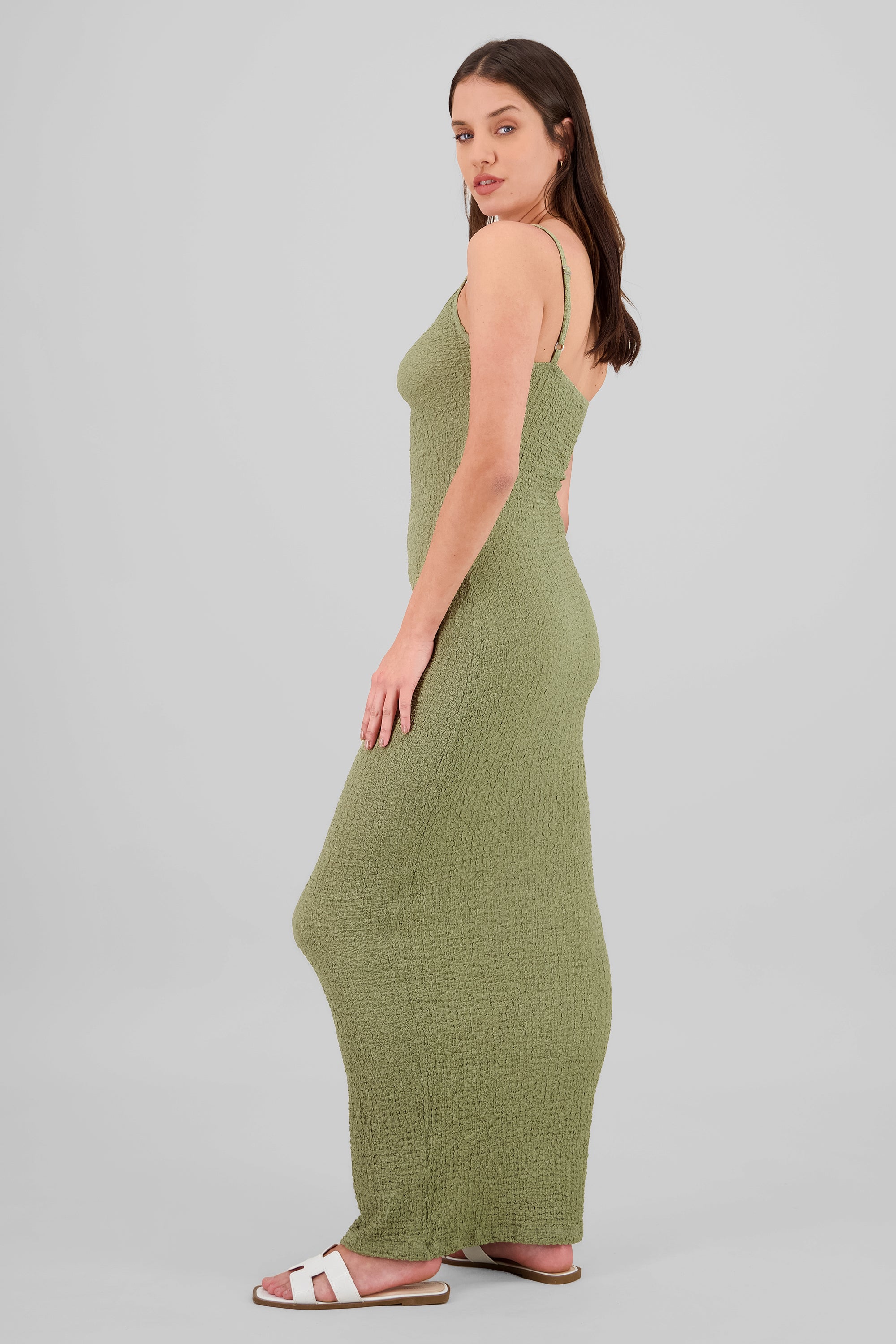 Textured Maxi Dress SAGE