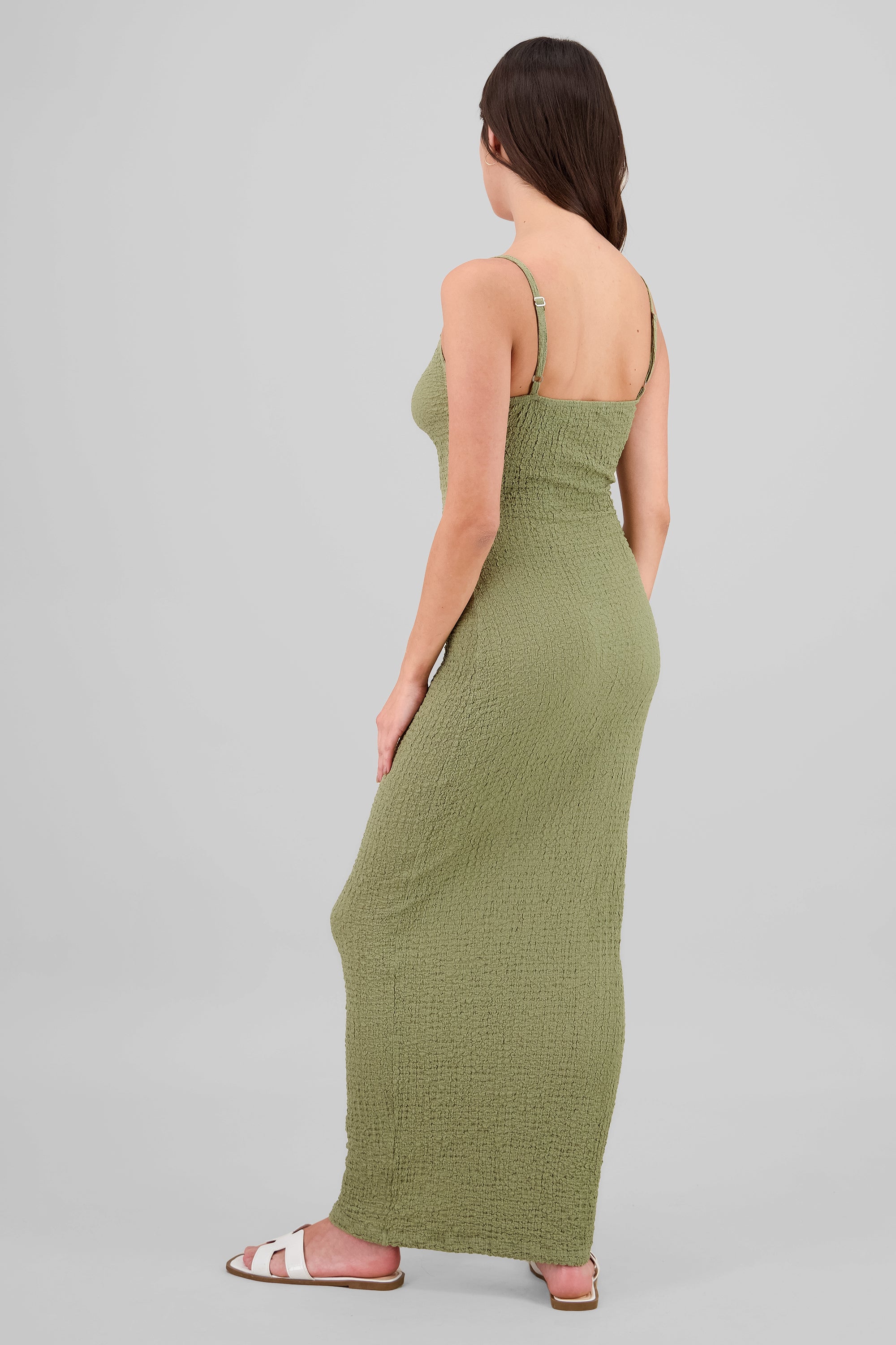 Textured Maxi Dress SAGE