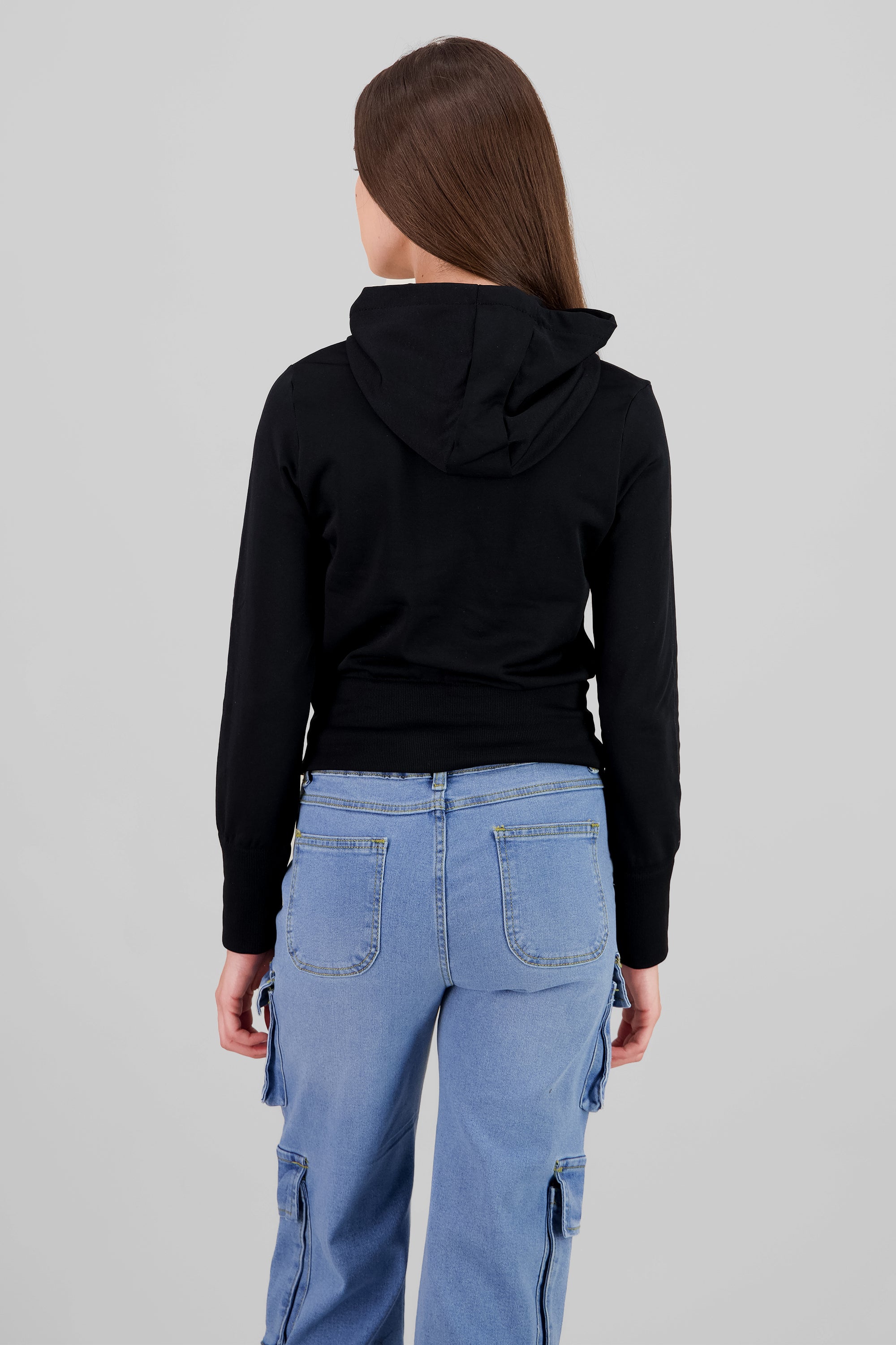 Cropped Hoodie BLACK