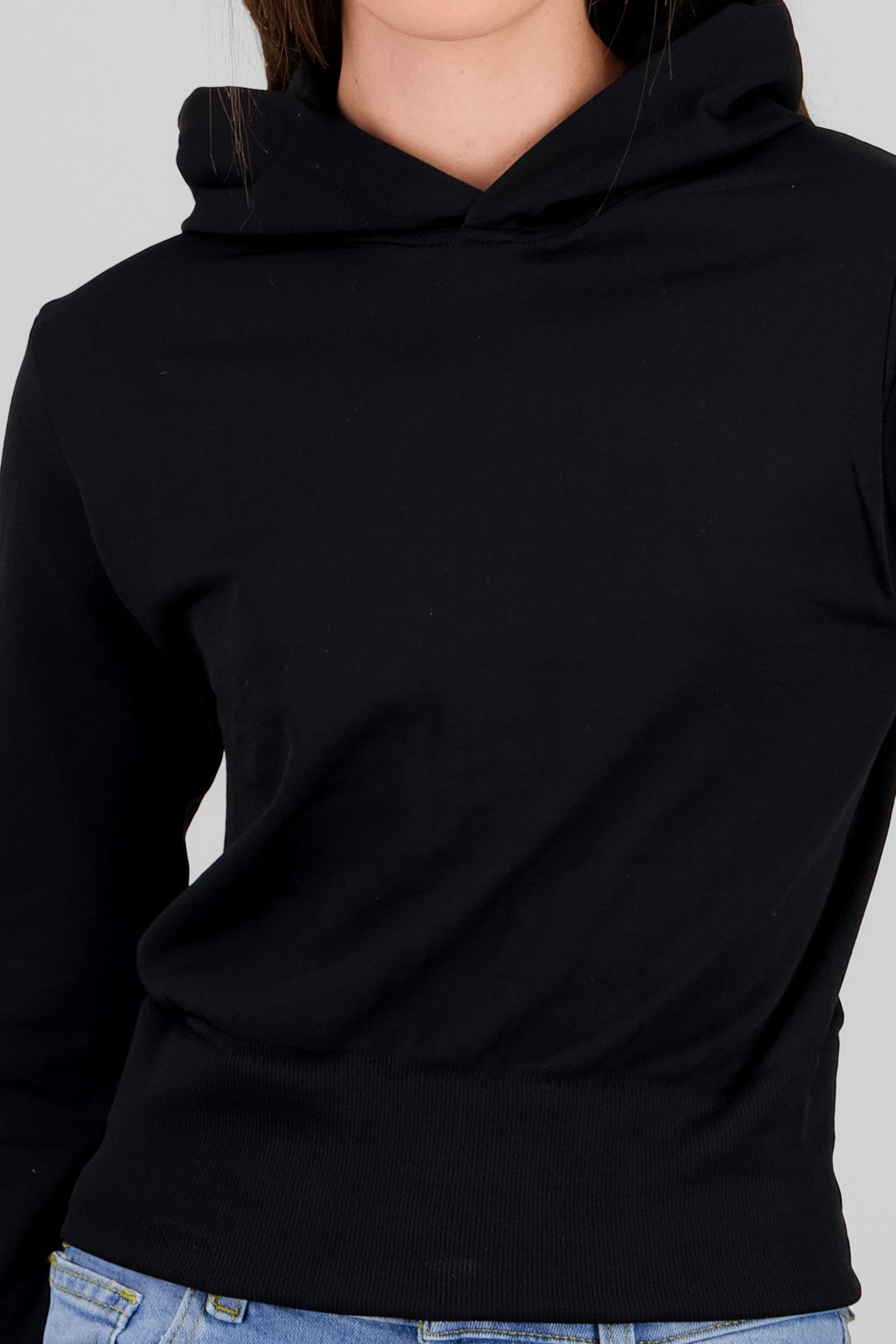 Cropped Hoodie BLACK