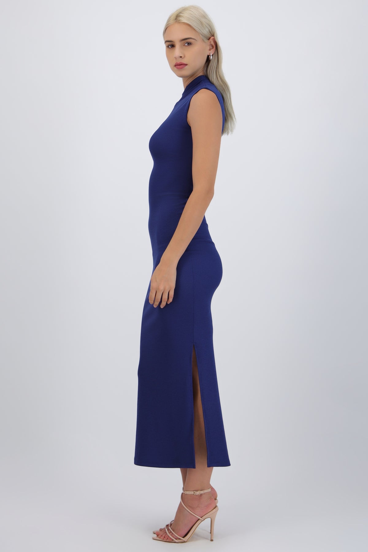 Maxi Dress Short Sleeve Side Slit