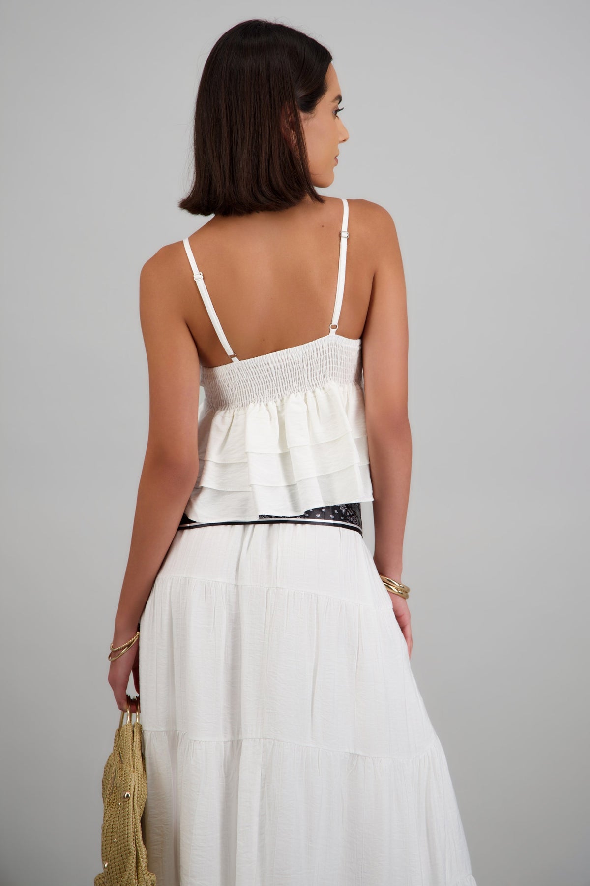 Ruffle Strap Top
