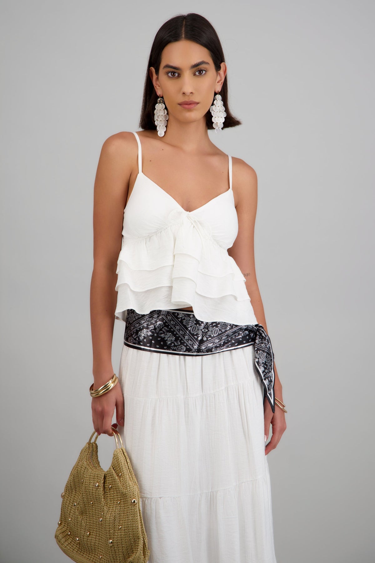 Ruffle Strap Top