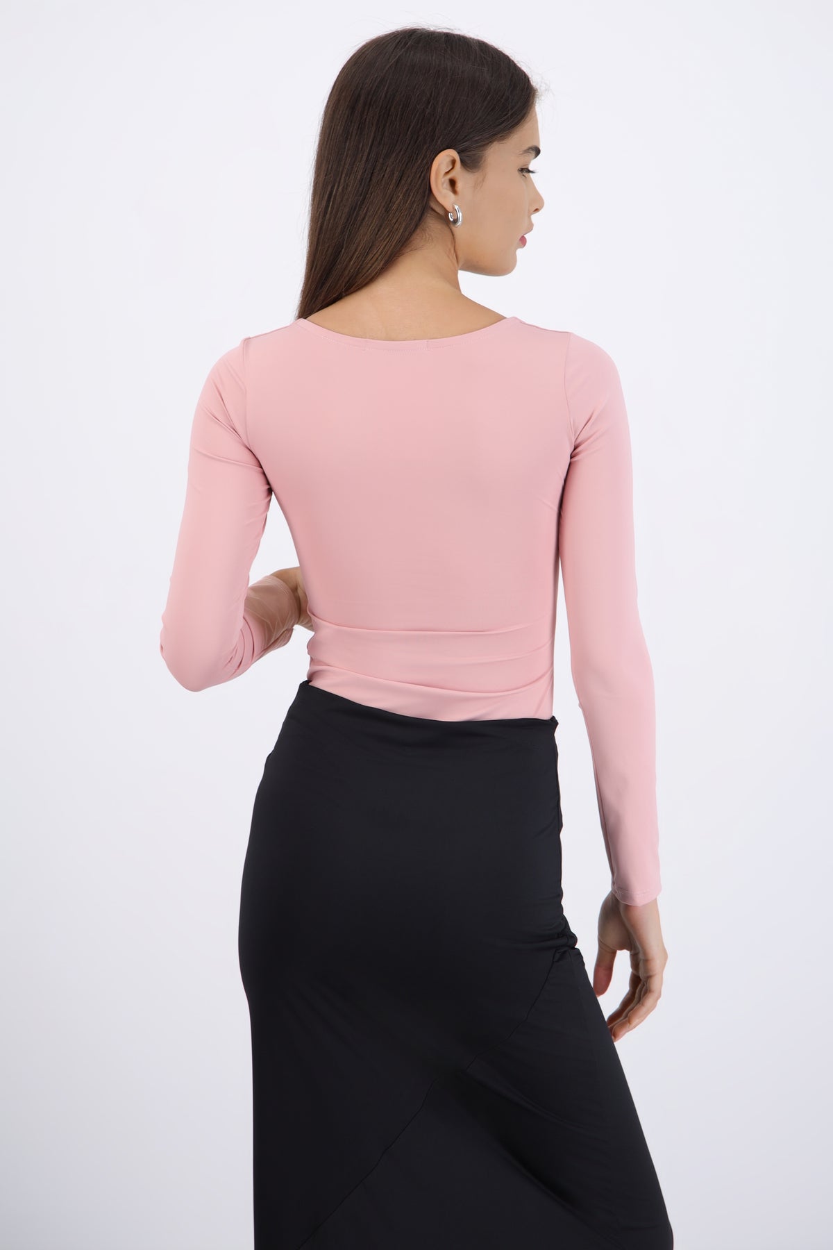 Square Neck Long Sleeve Bodysuit