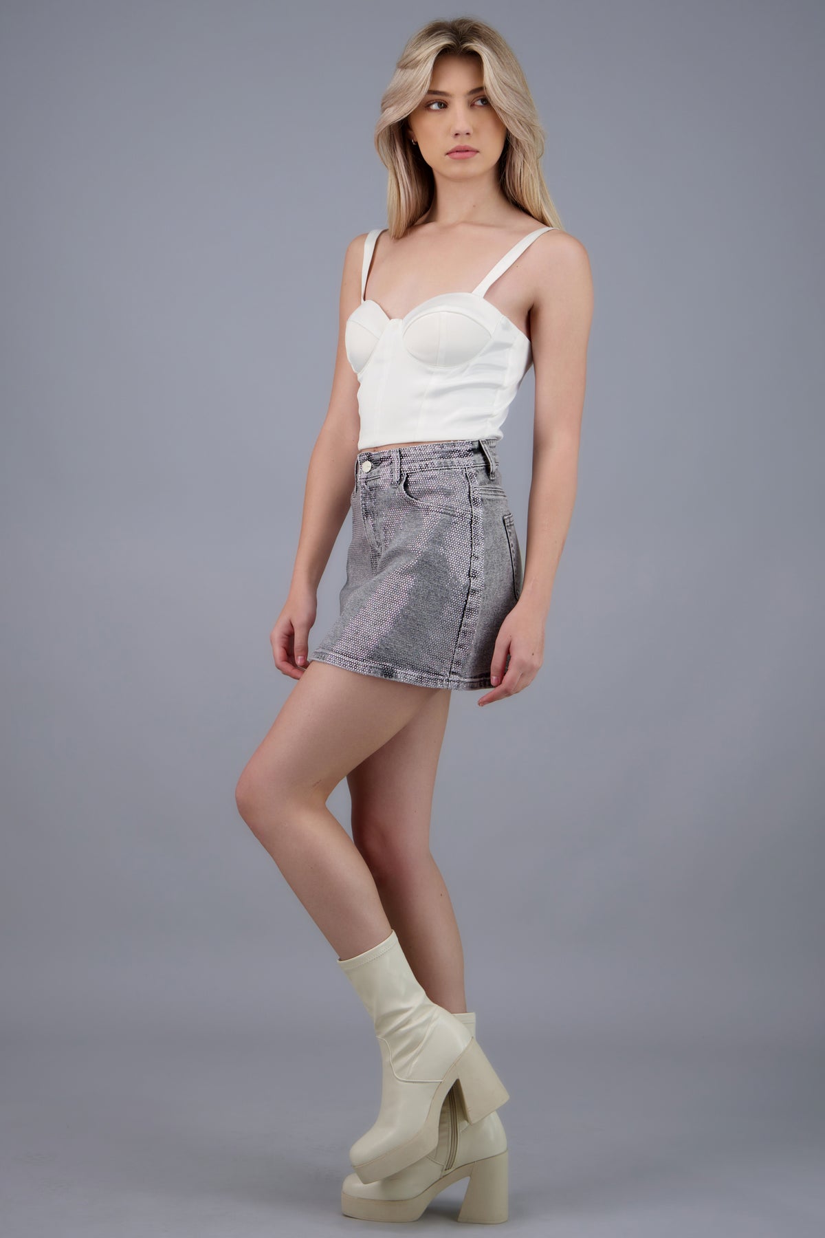 Sparkling Mini Skirt