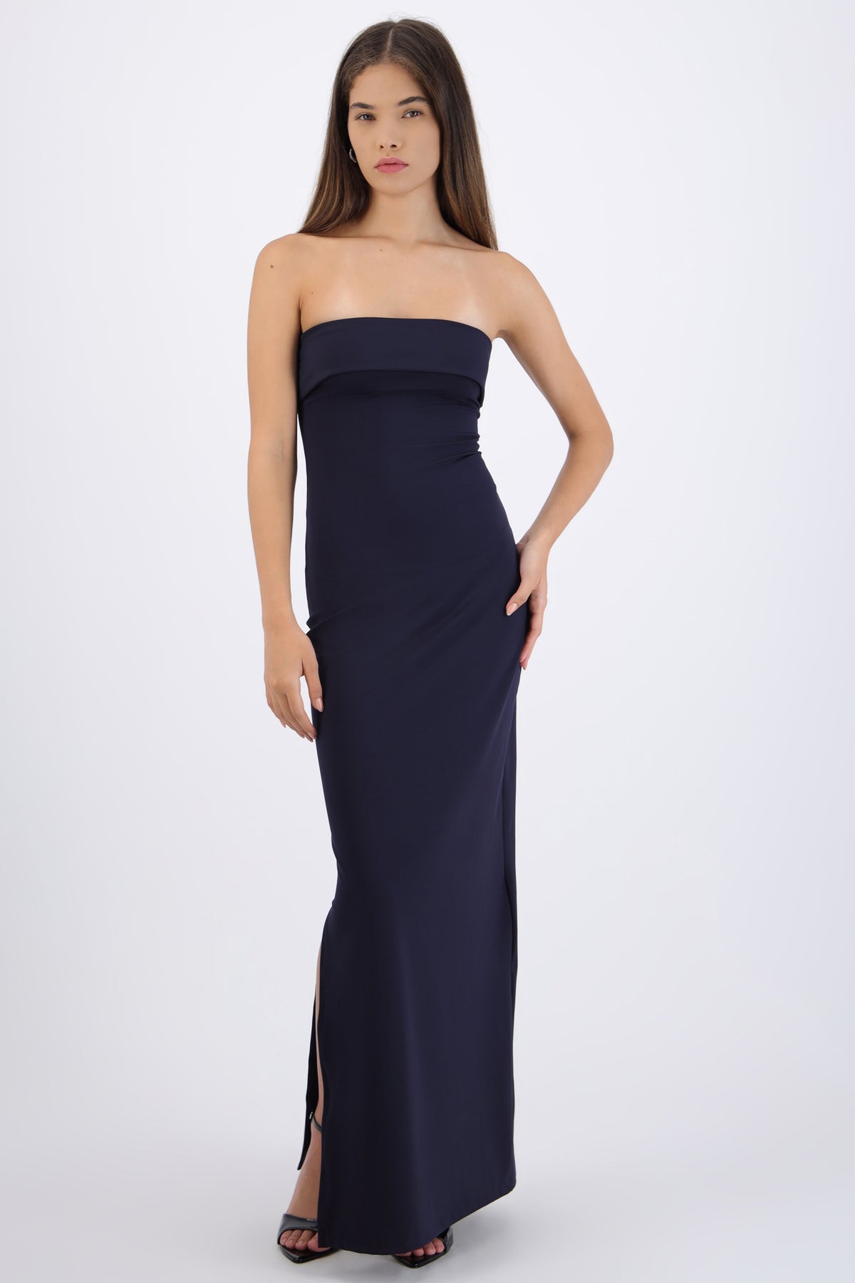 Bodycon Dress with Fold