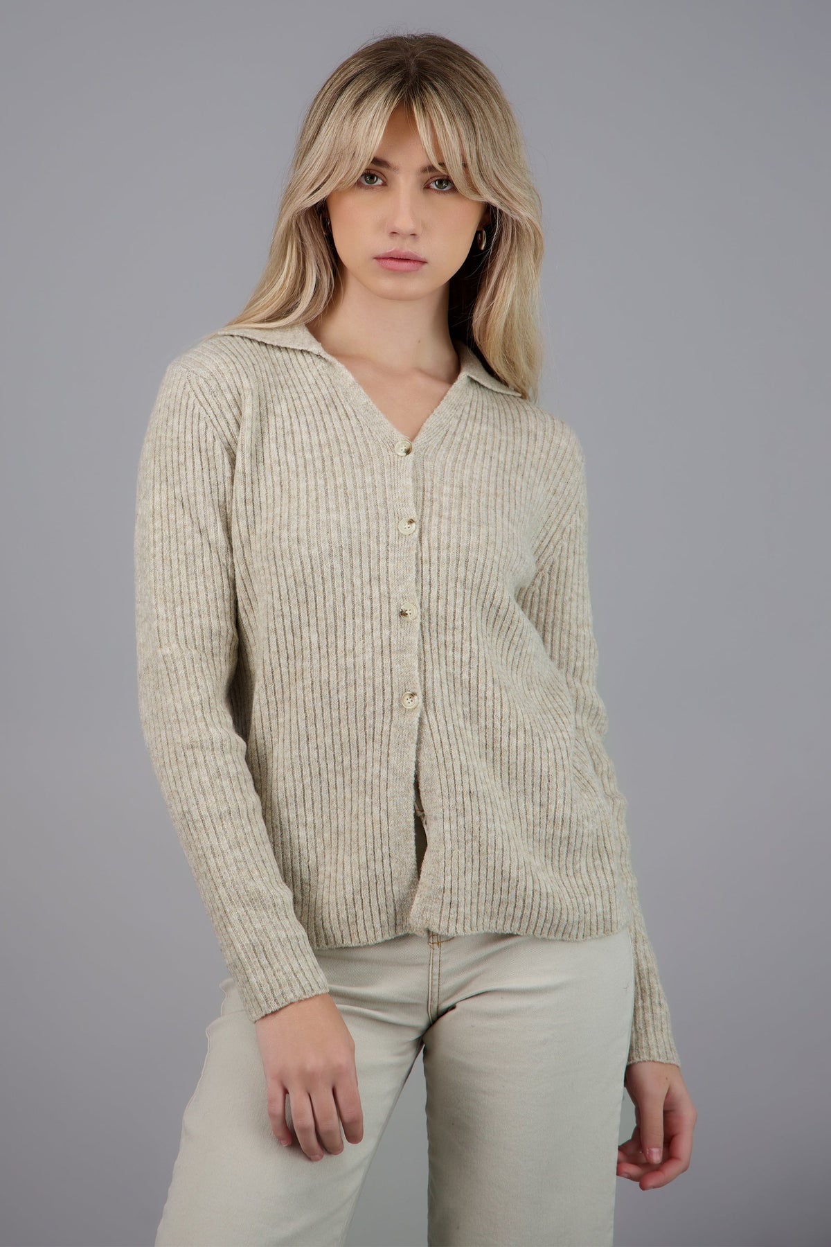 Marled Long Sleeve Sweater