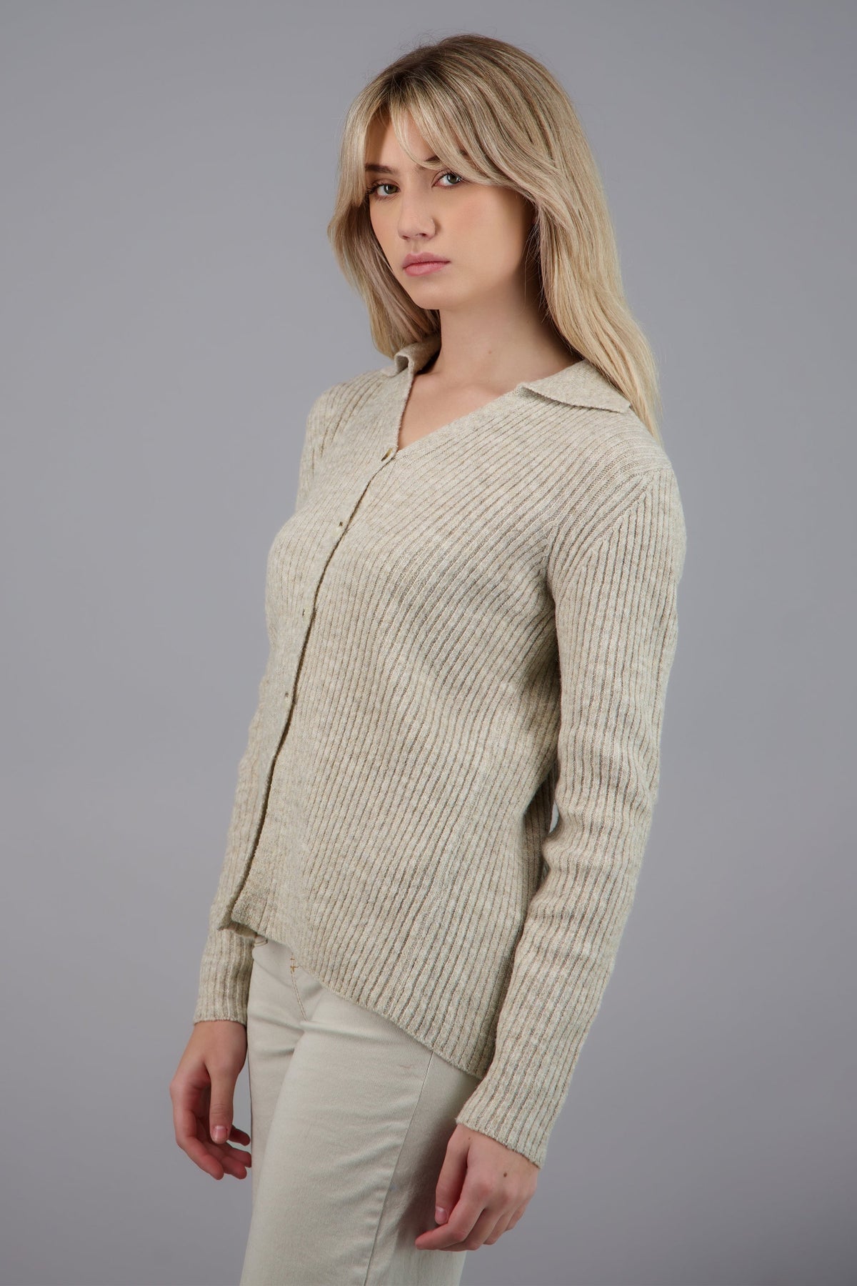 Marled Long Sleeve Sweater
