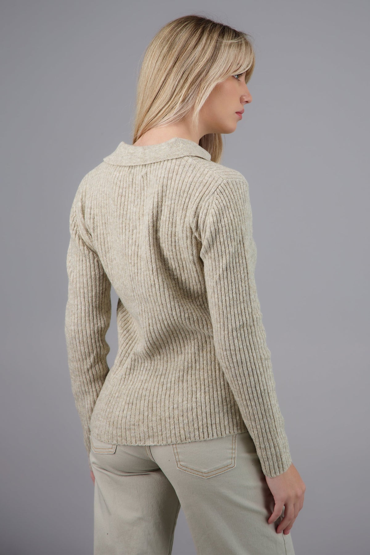 Marled Long Sleeve Sweater
