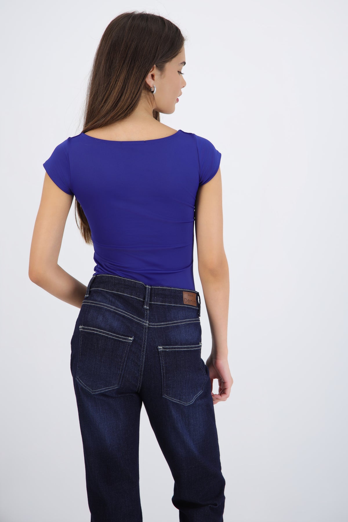 Round Neck Short Sleeve Bodysuit
