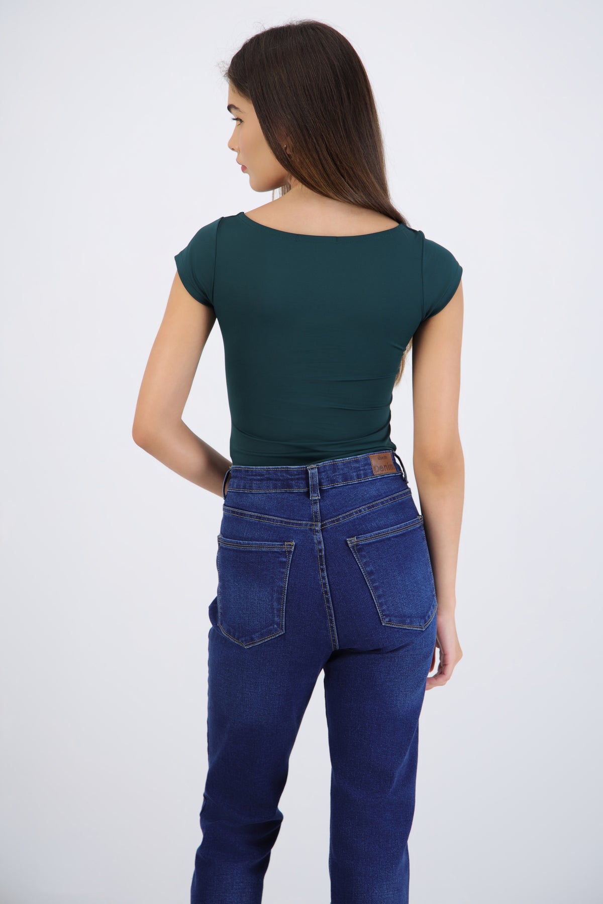 Round Neck Short Sleeve Bodysuit