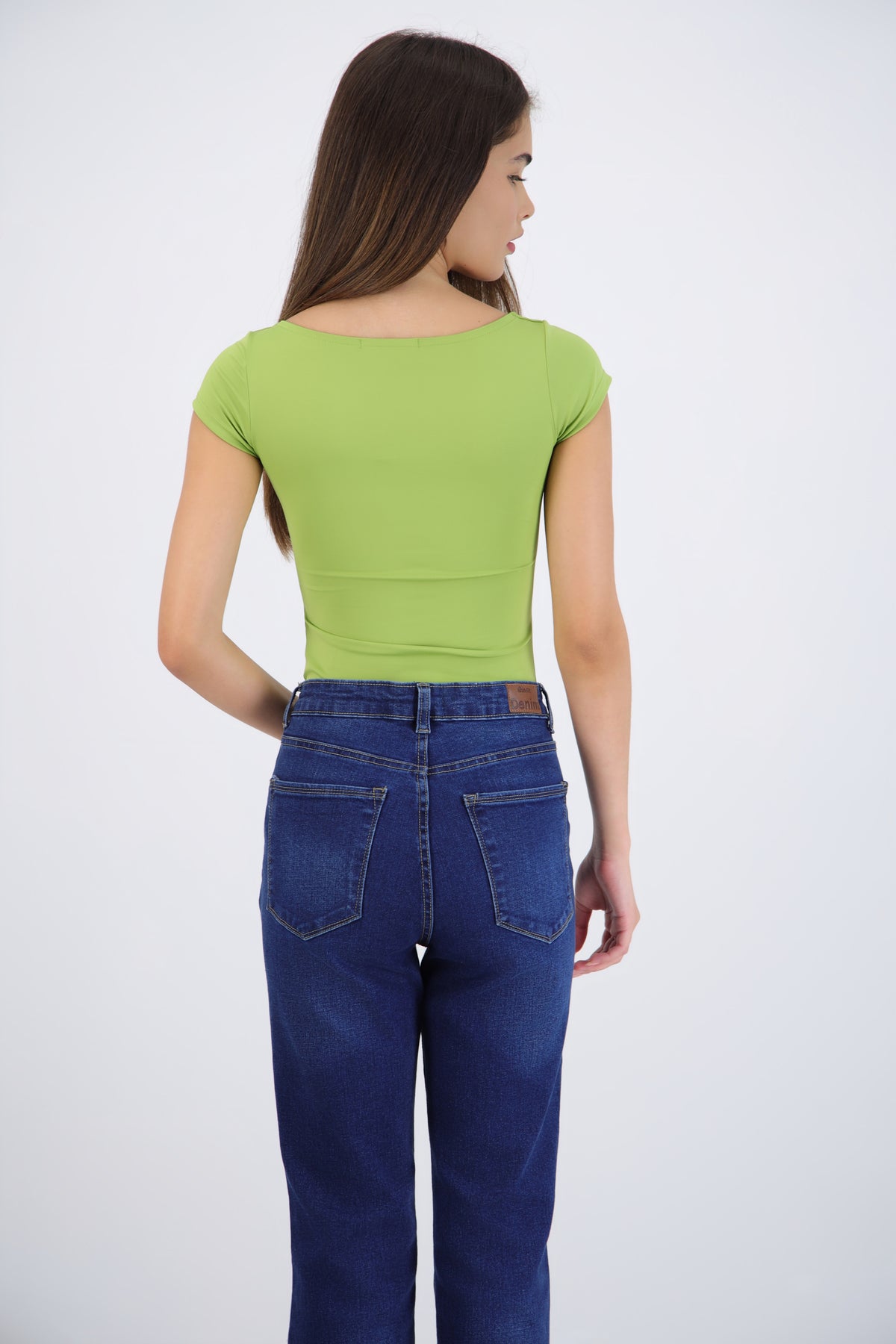 Round Neck Short Sleeve Bodysuit