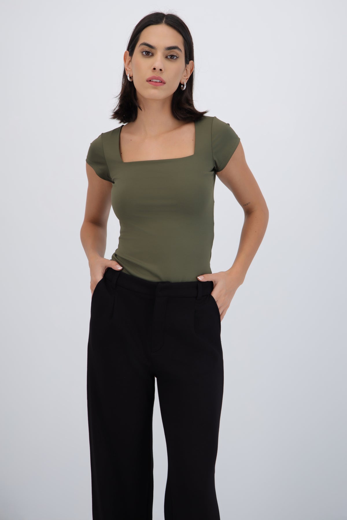 Square Neck Bodysuit
