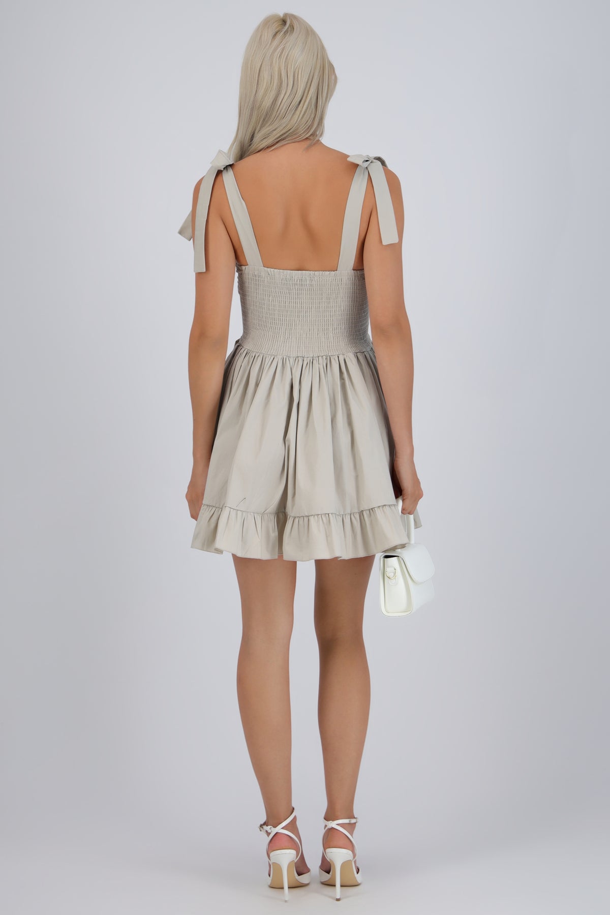 Mini Dress with Button Details