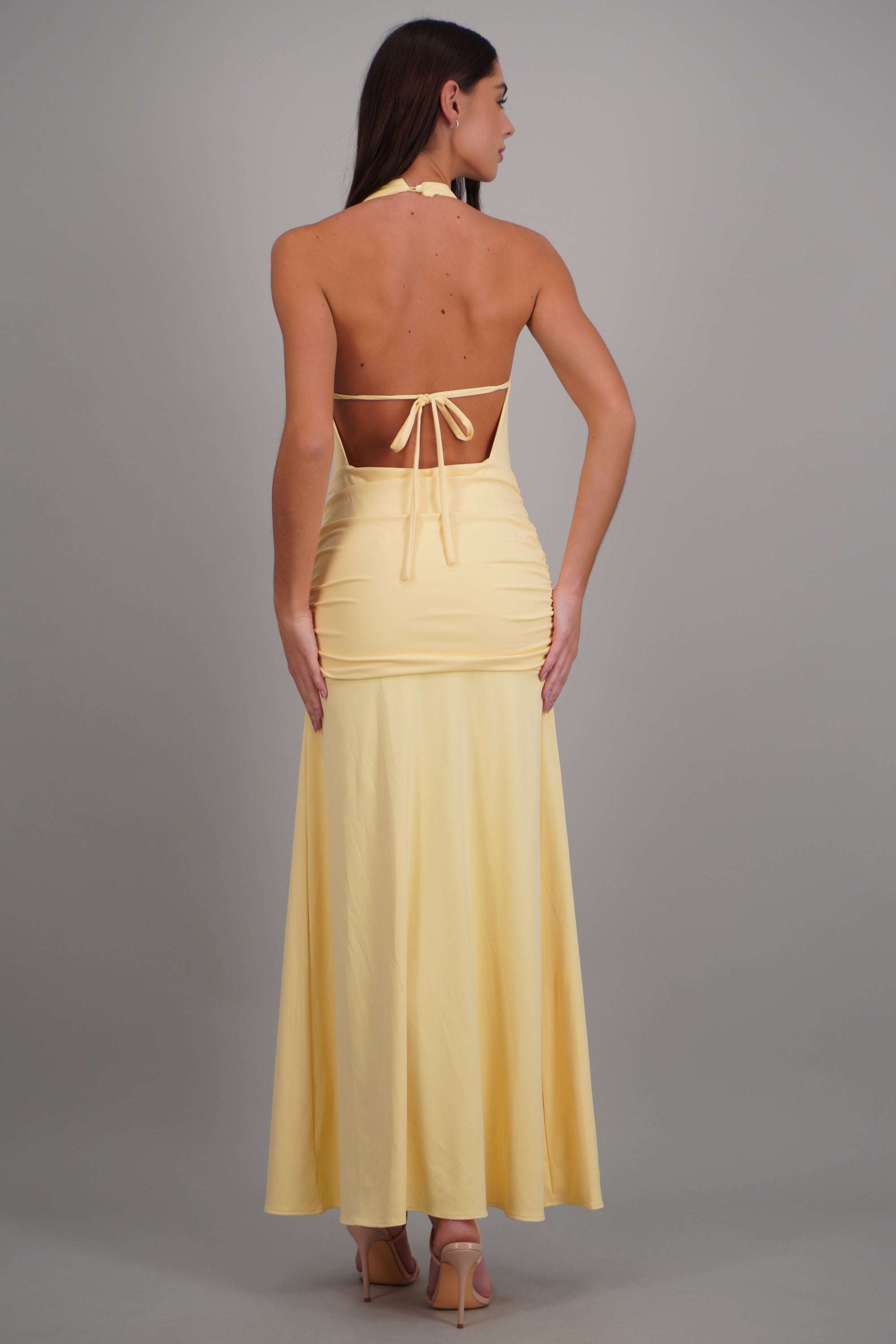 Maxi Dress with Open Back