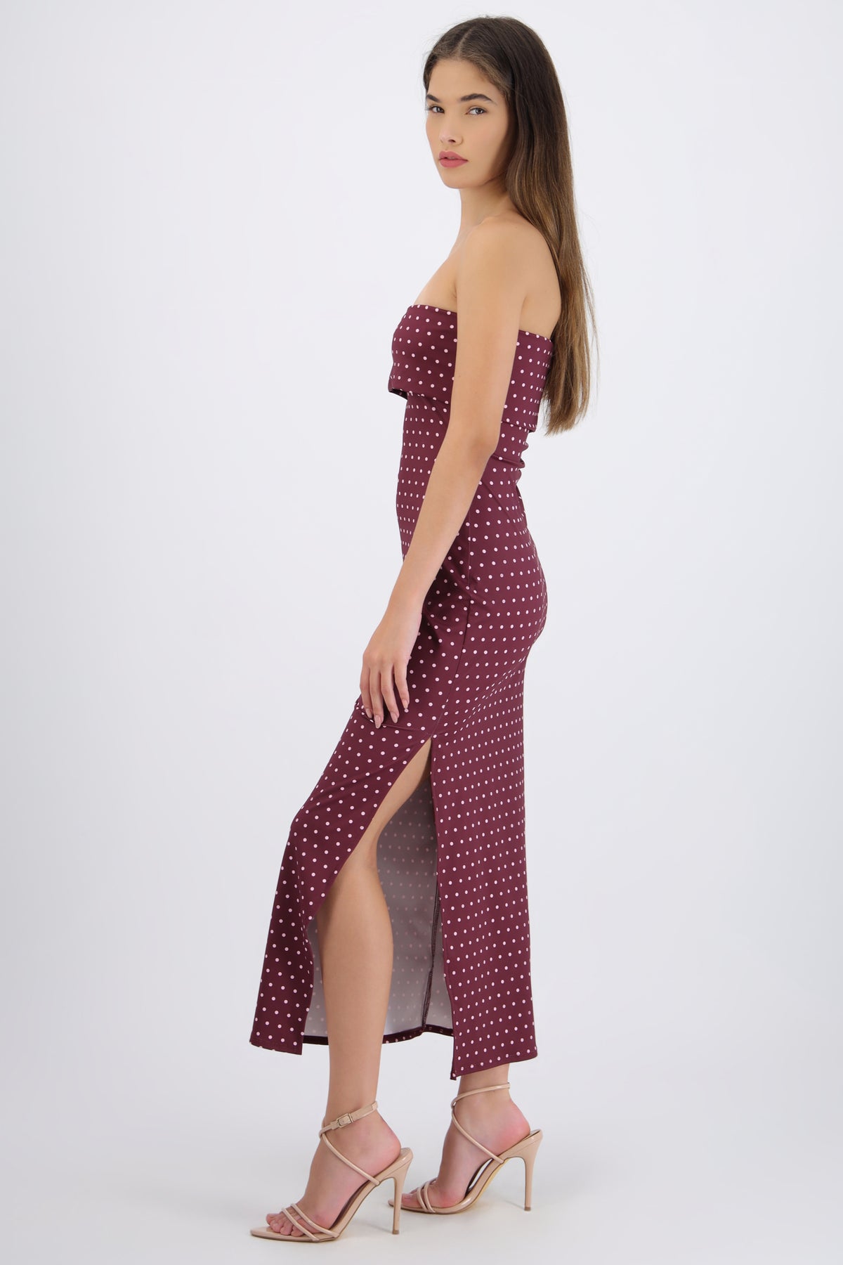 Maxi Polka Dot Dress