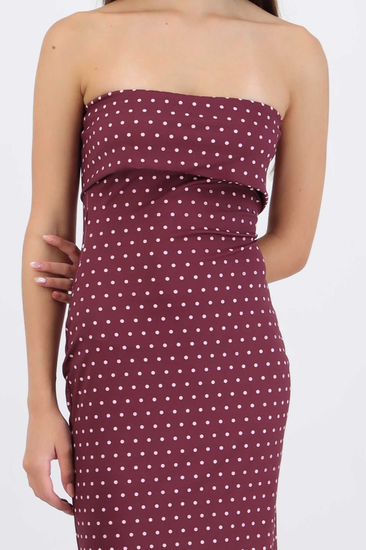 Maxi Polka Dot Dress