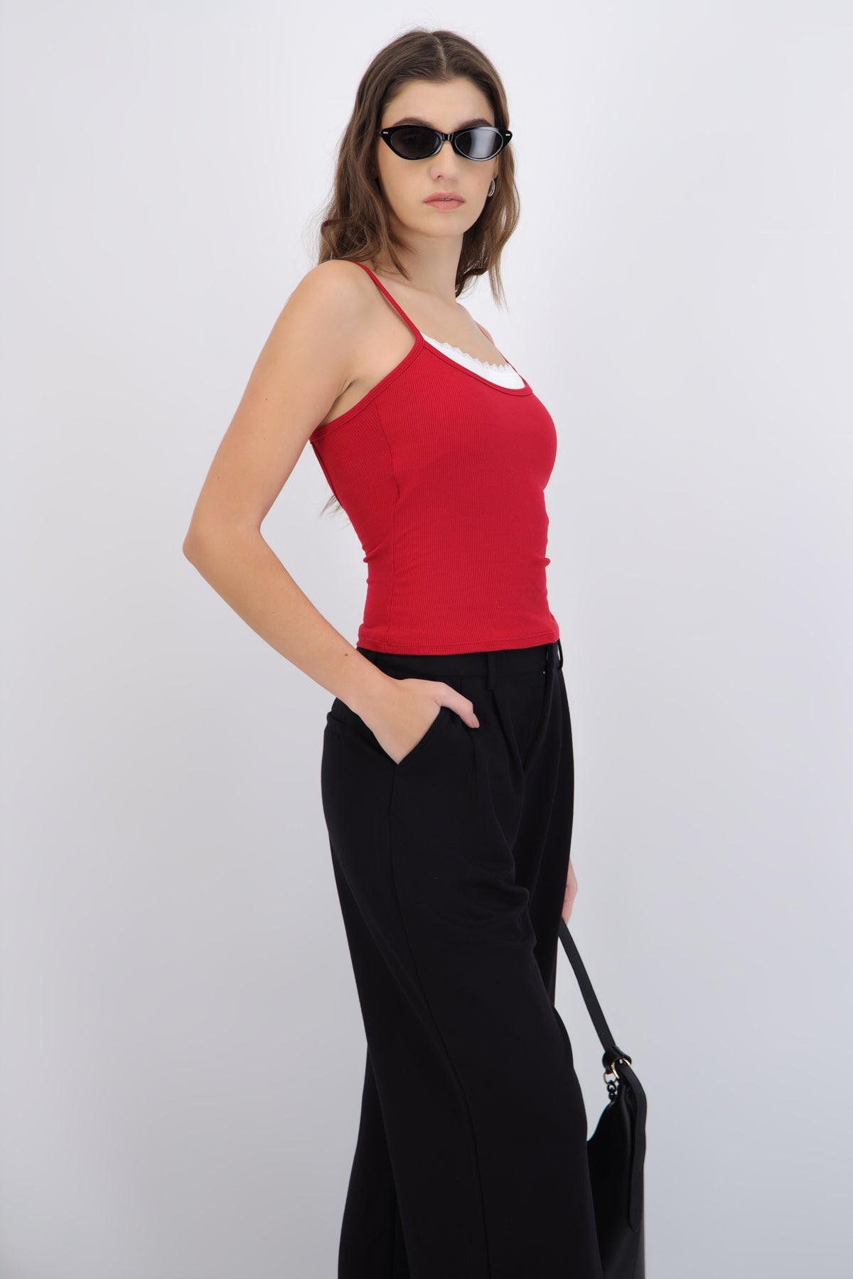 Lace Trim Top