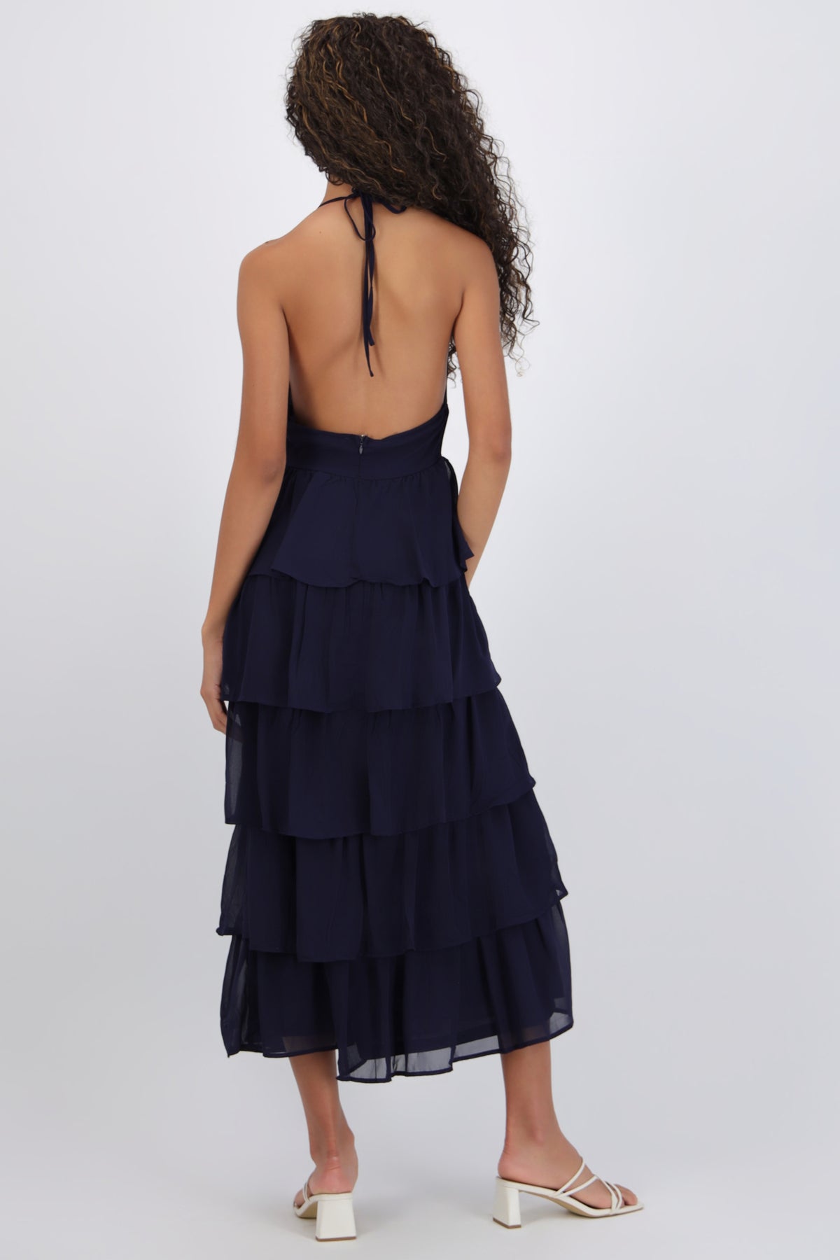 Maxi Dress with Ruffles