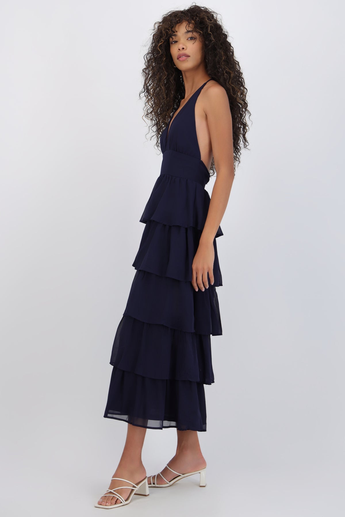 Maxi Dress with Ruffles