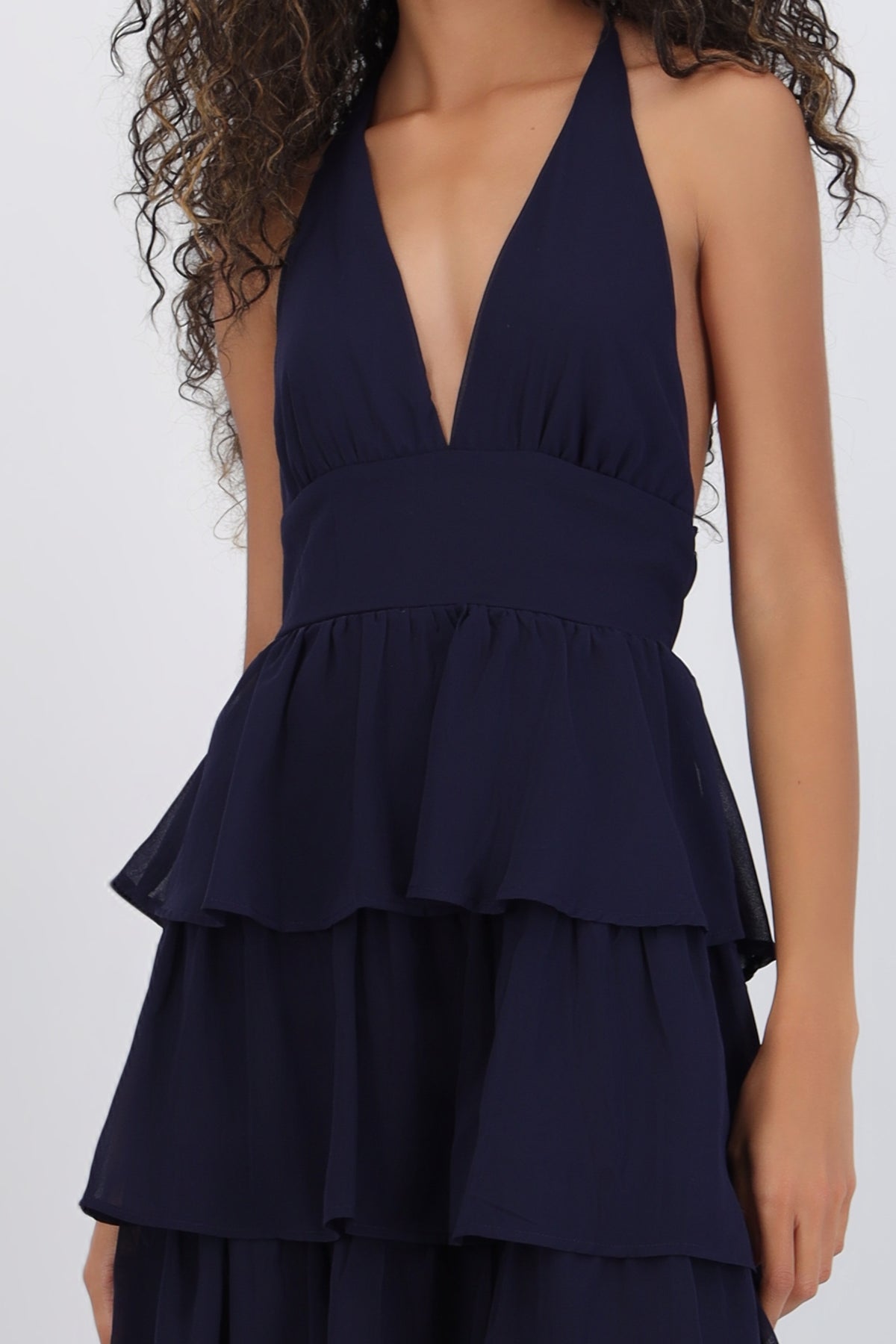 Maxi Dress with Ruffles
