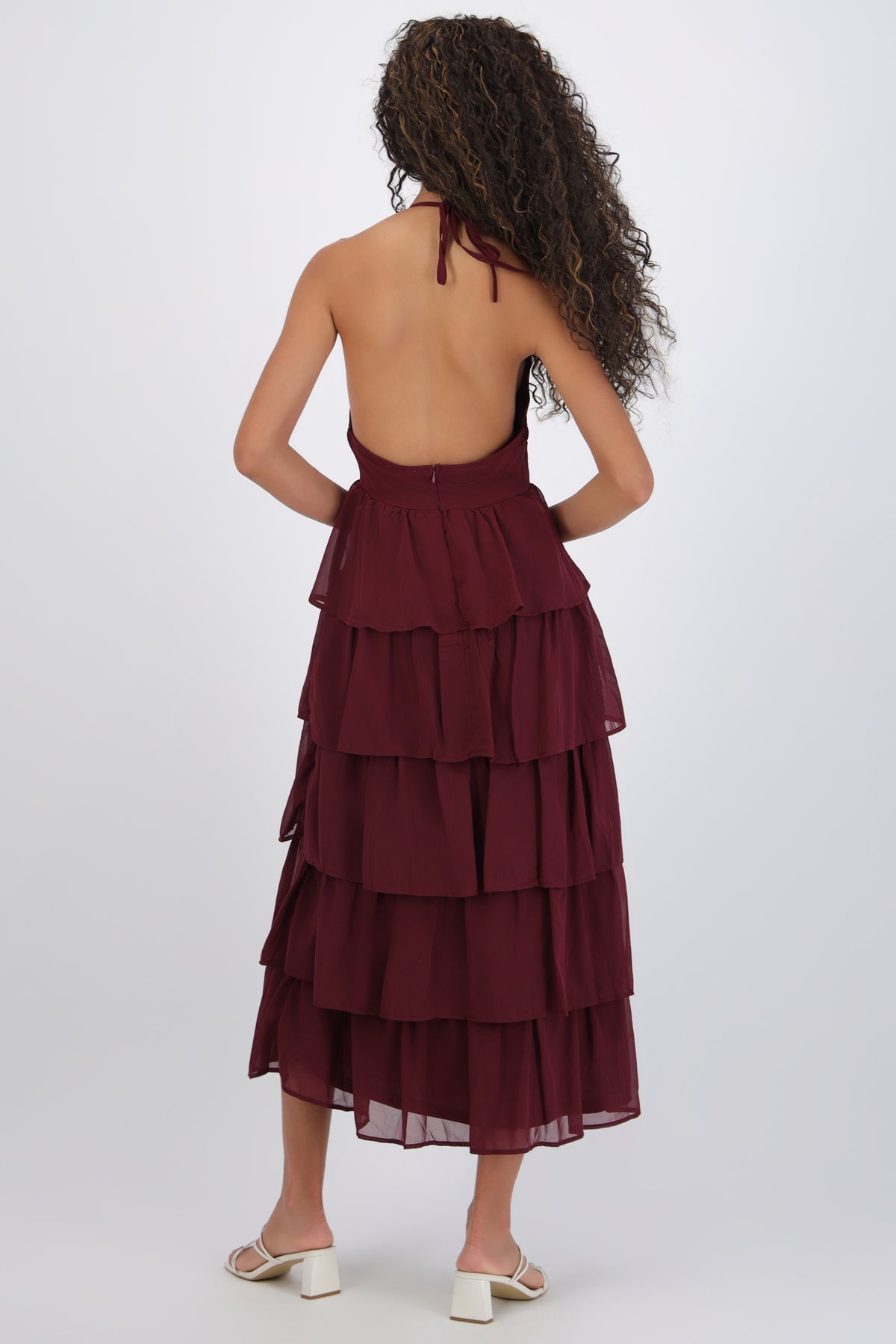 Maxi Dress with Ruffles
