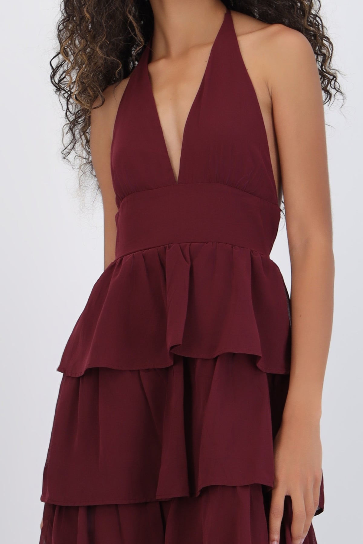 Maxi Dress with Ruffles