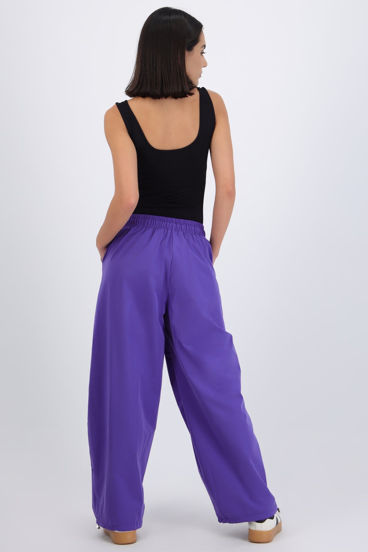 Striped Barrel Pants