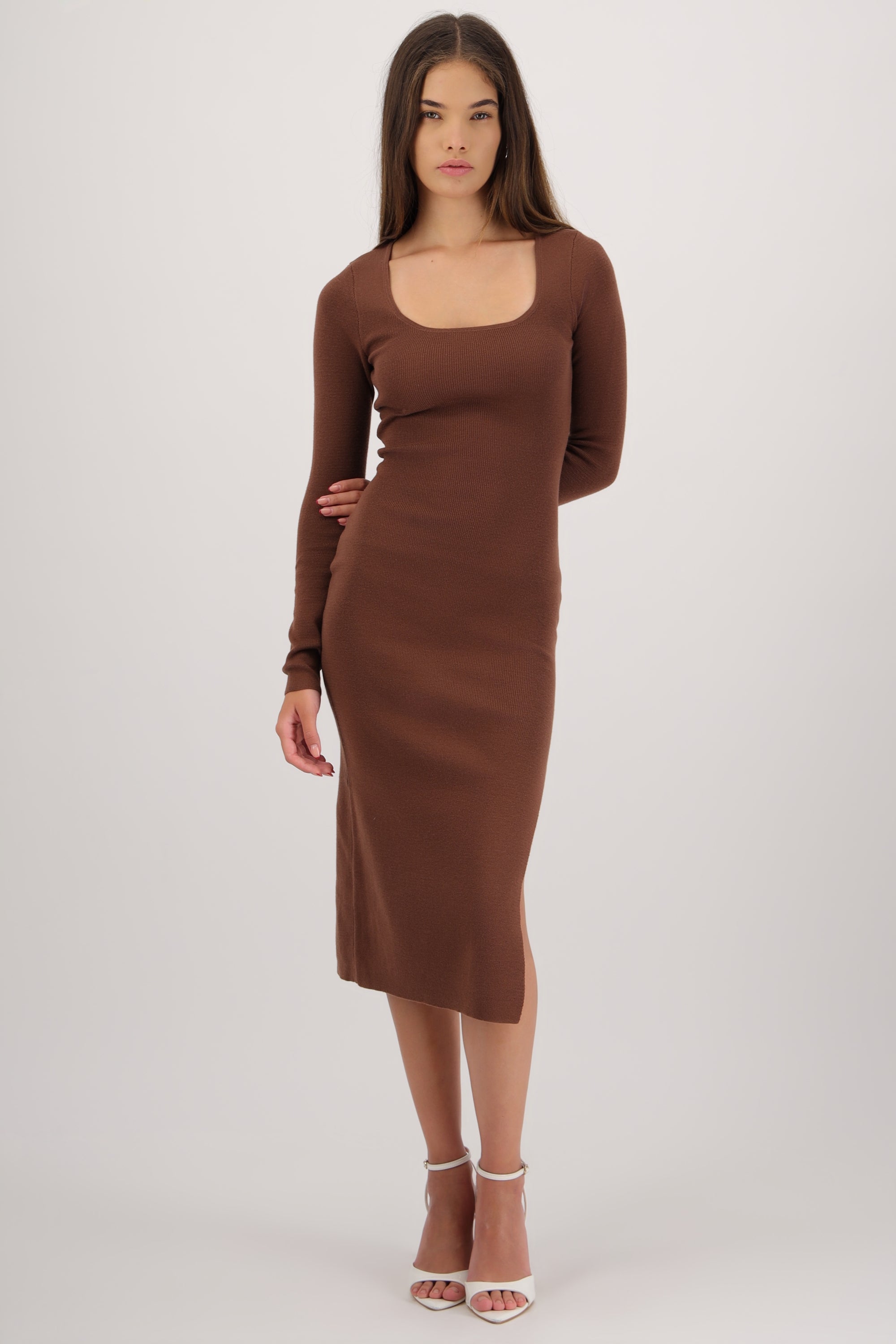 Long Sleeve Knit Dress