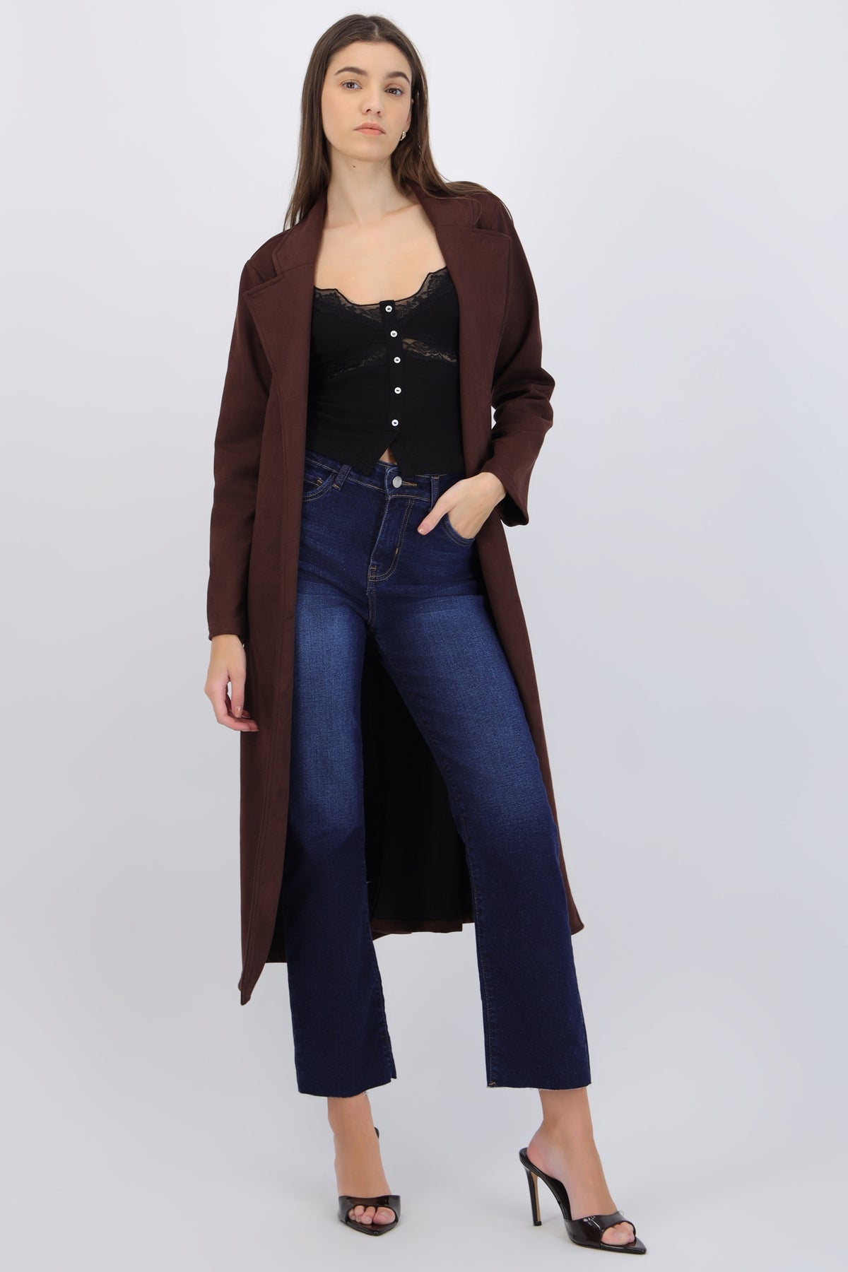 Belted Long Coat