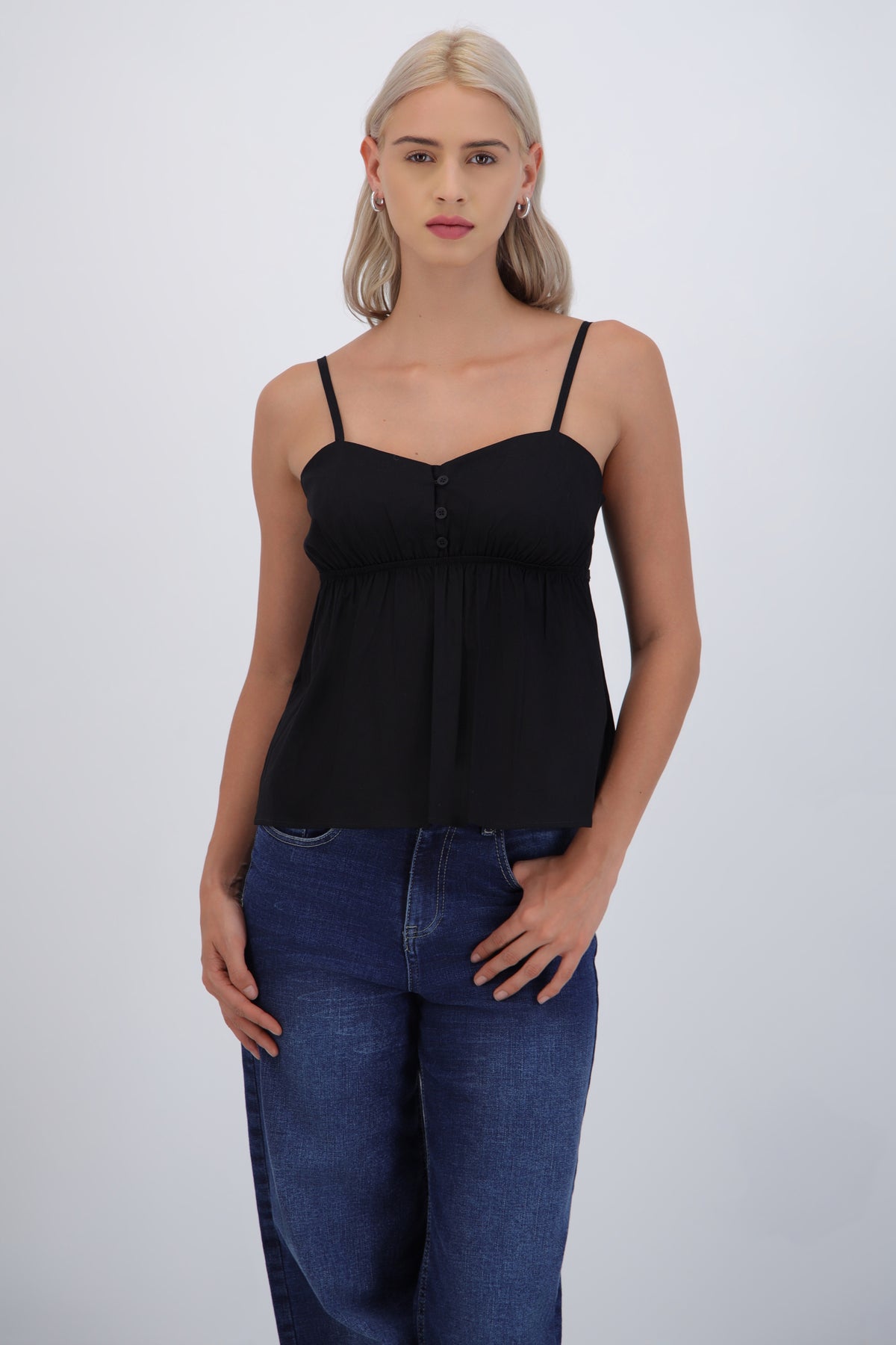 heart scoop neck tank
