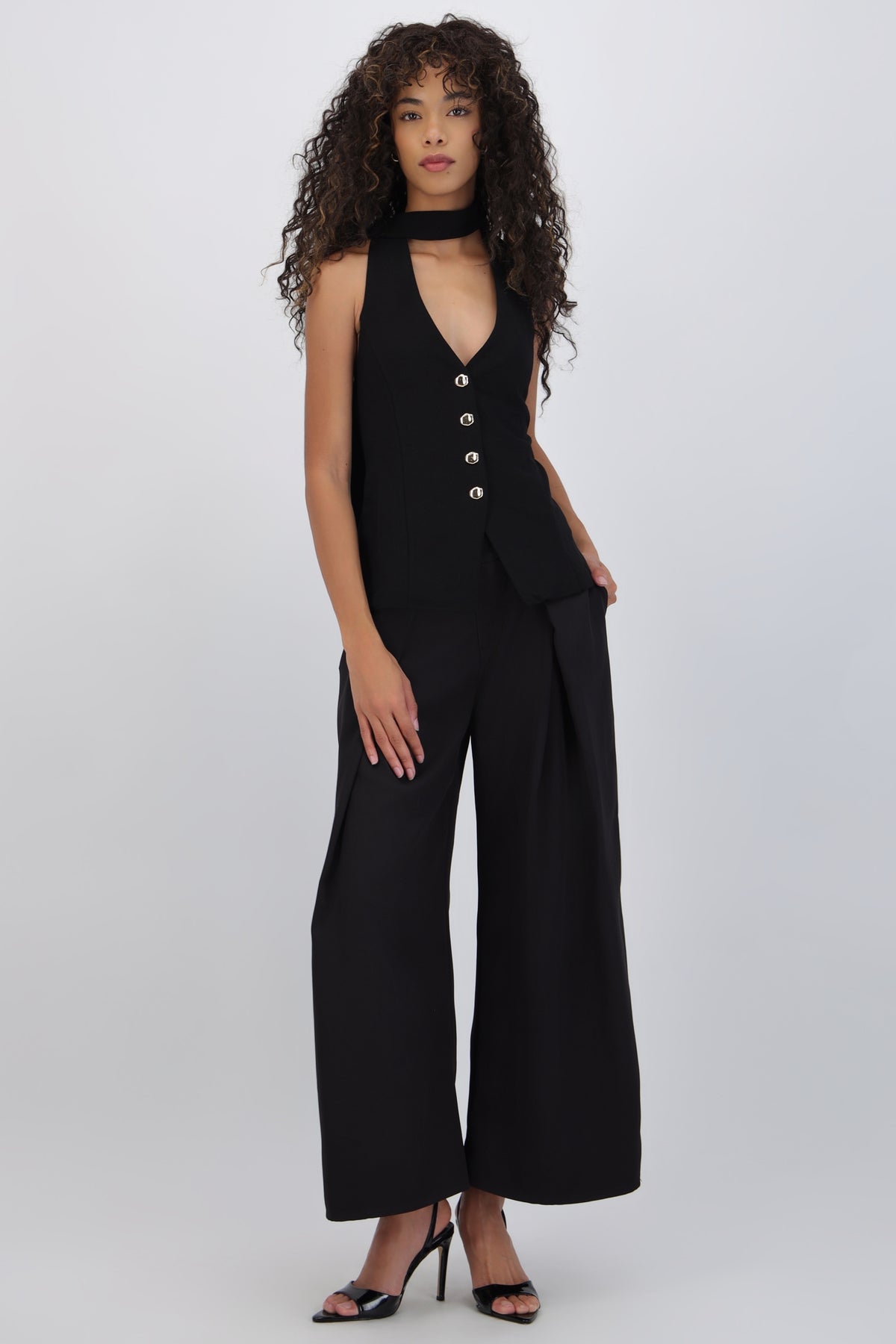 Wide Leg Trousers