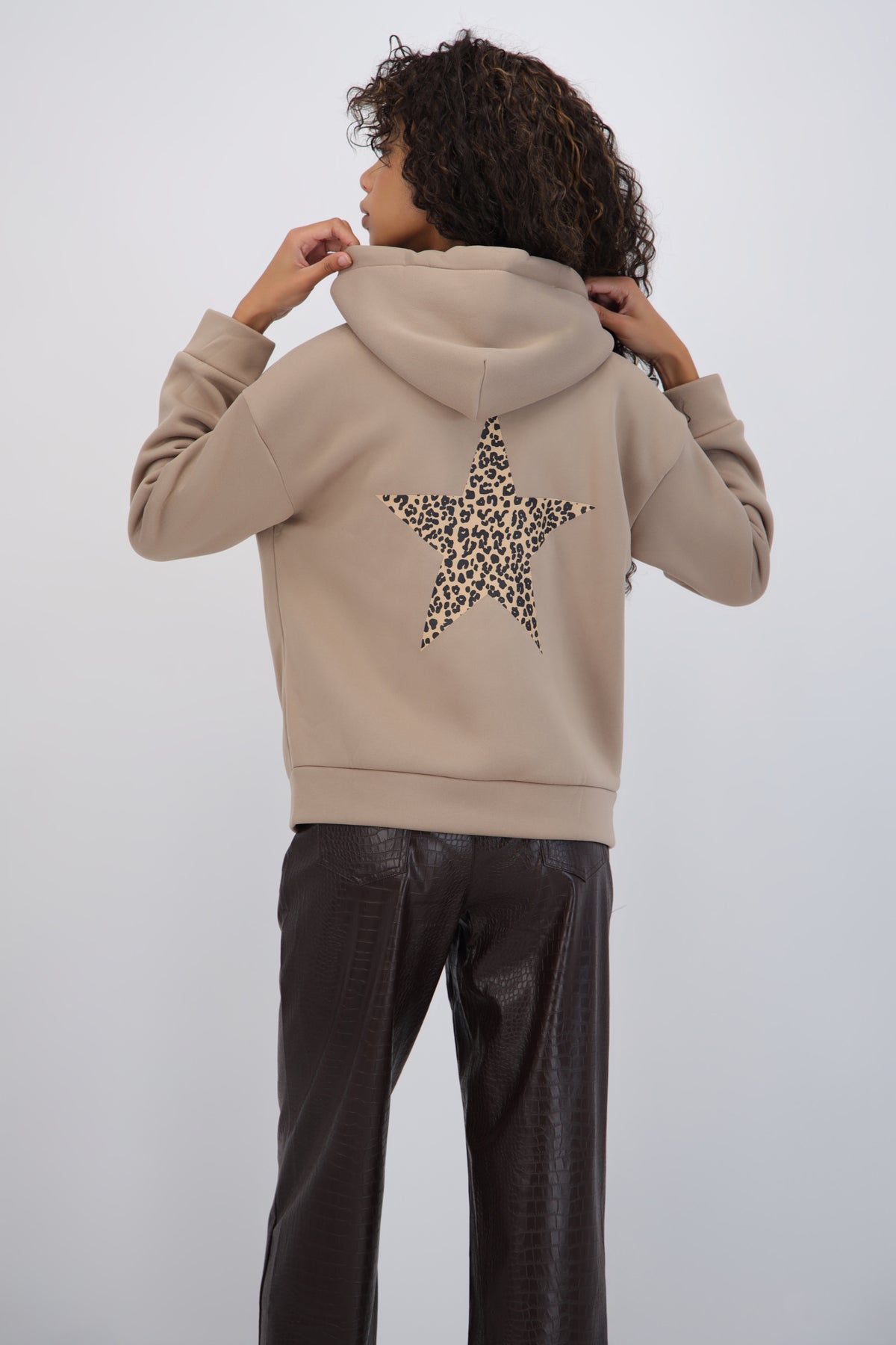 Star Print Animal Jacket