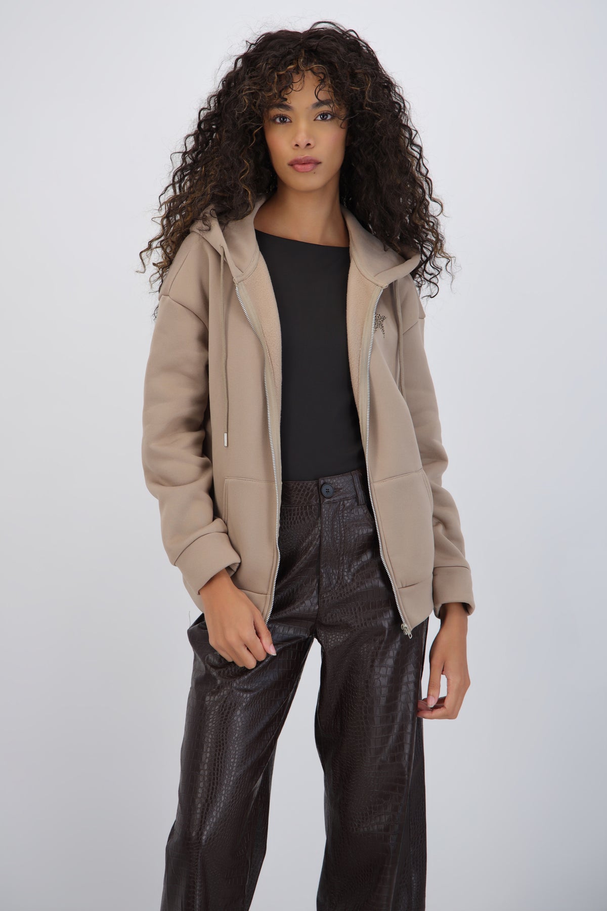 Star Print Animal Jacket