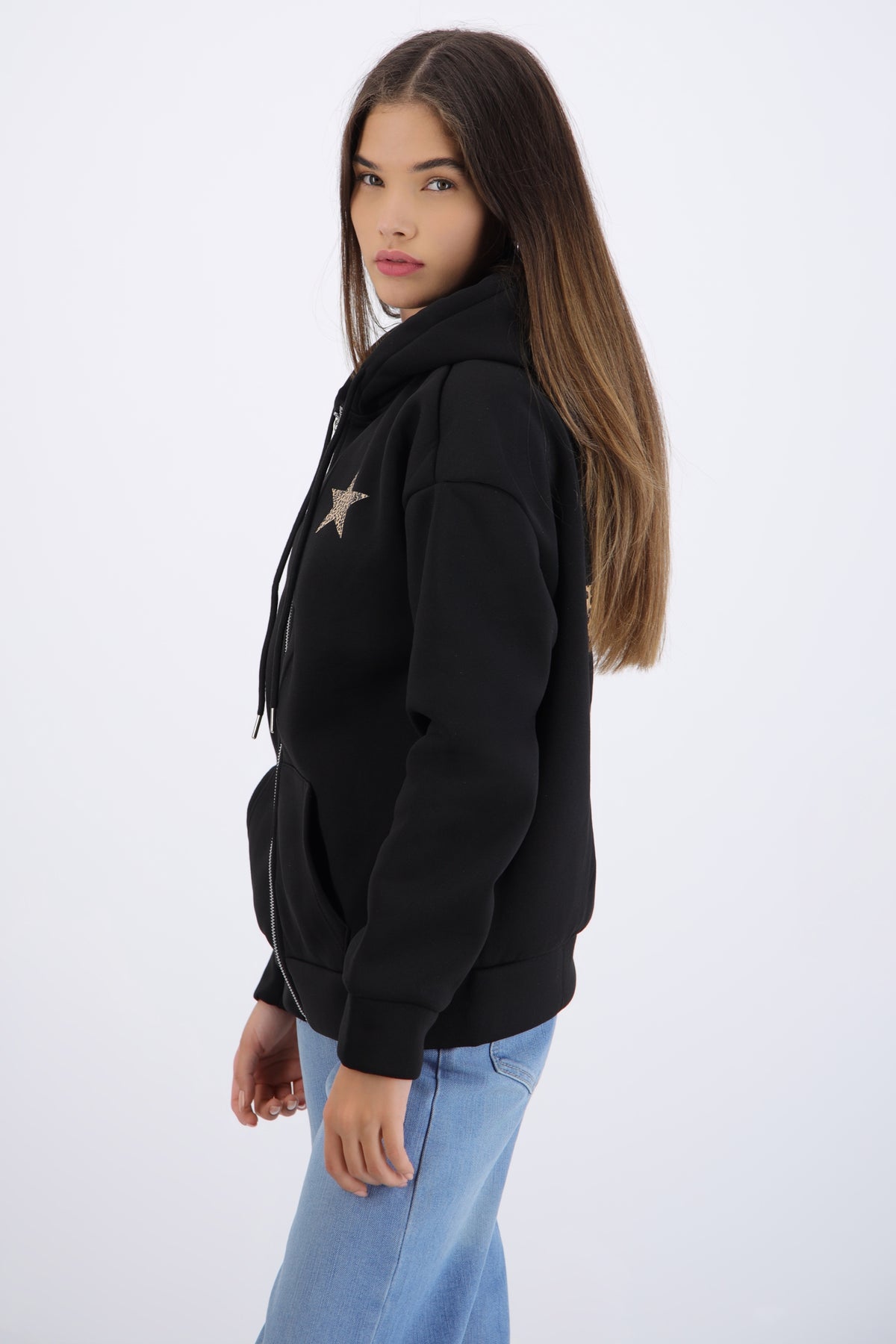 Star Print Animal Jacket