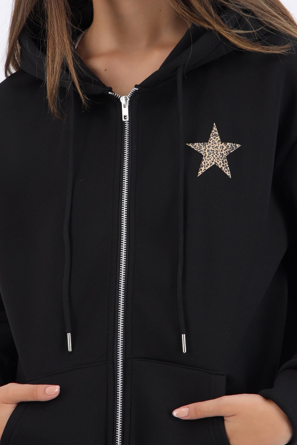 Star Print Animal Jacket