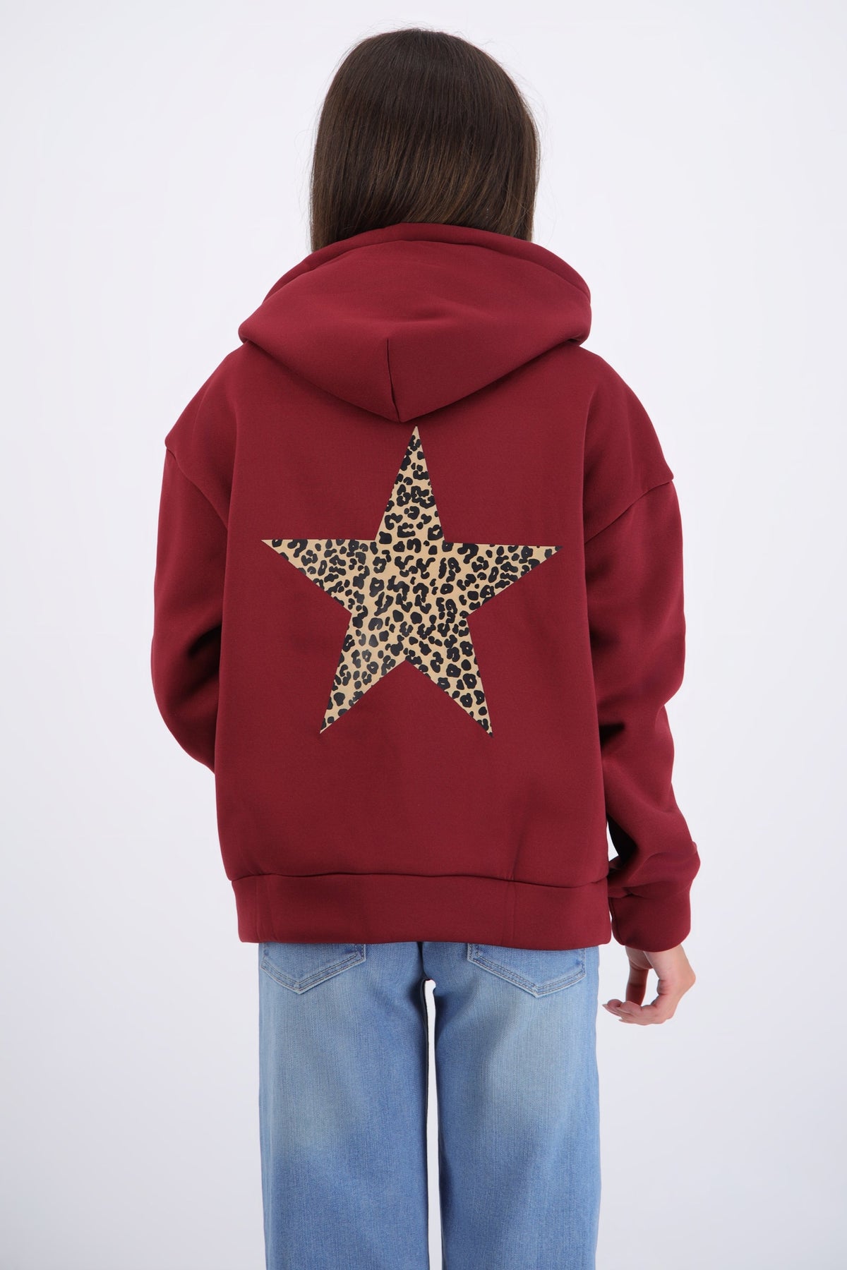 Chamarra estampado estrella animal print