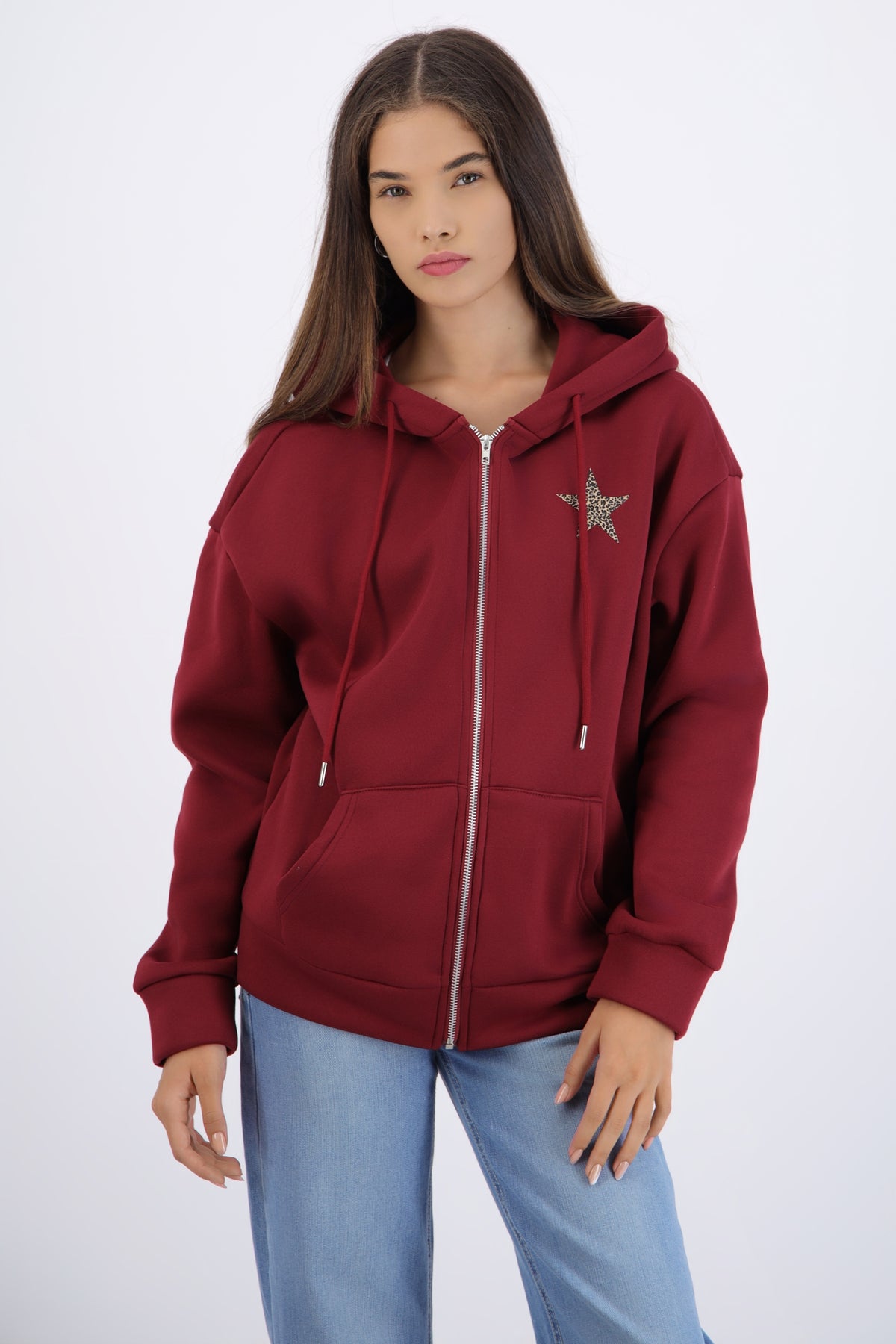 Star Print Animal Jacket