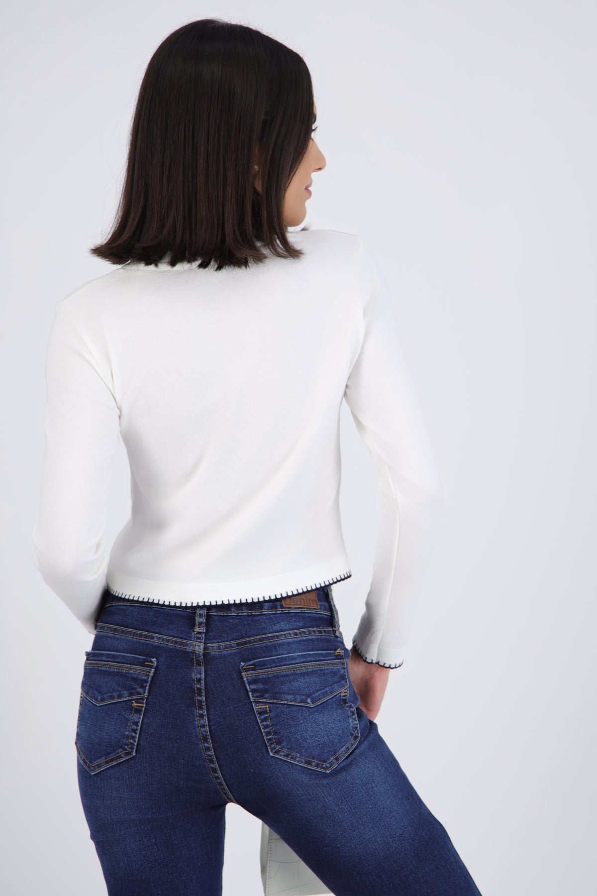 Contrast Cardigan