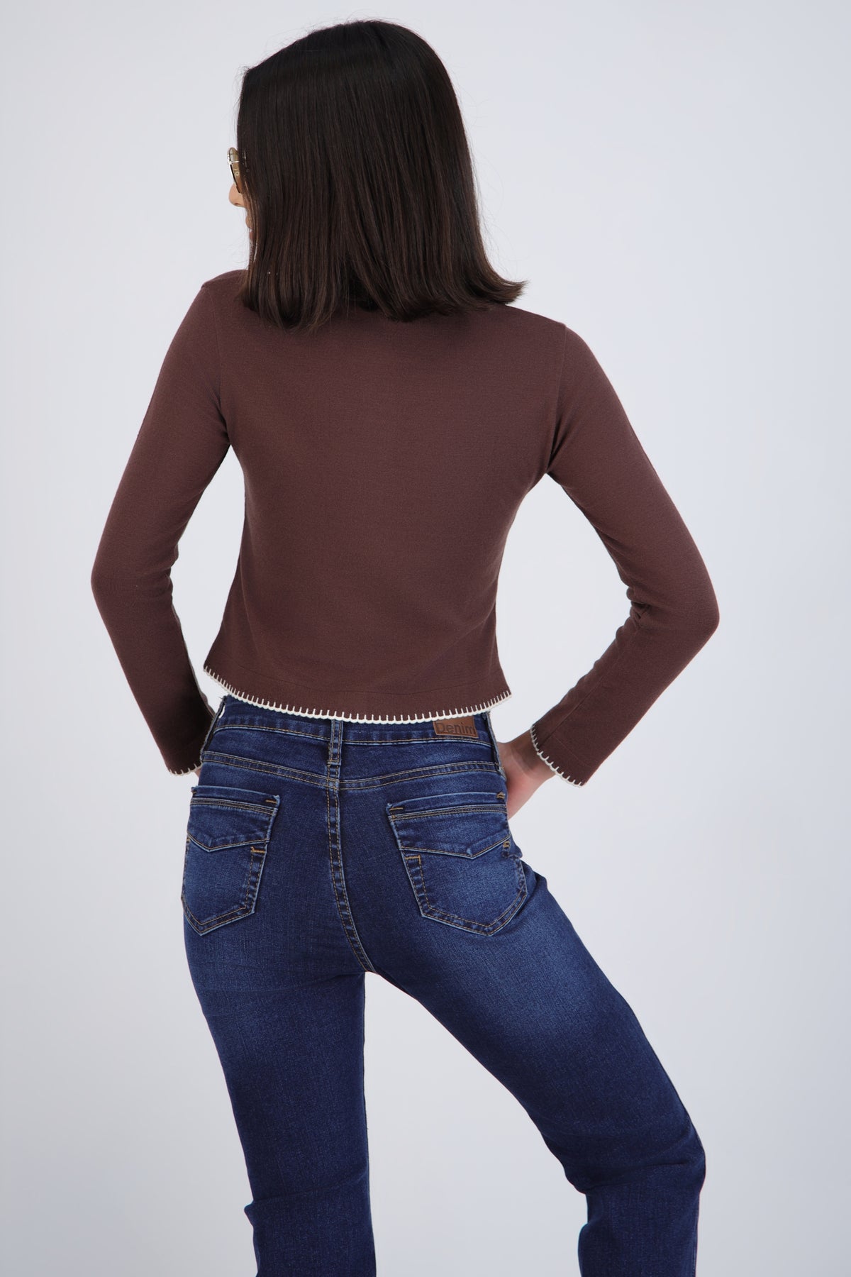 Contrast Cardigan