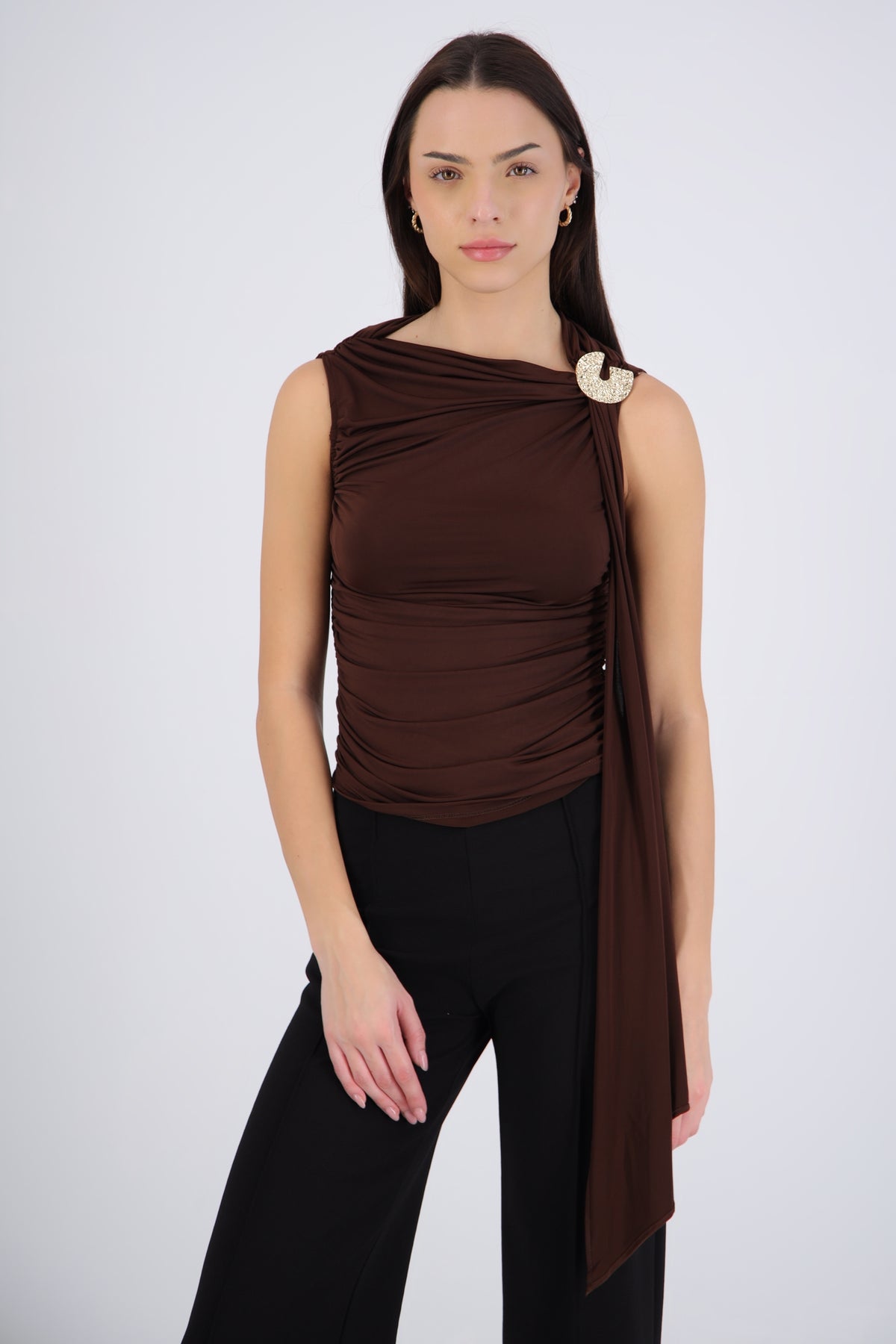 Draped Shoulder Tank