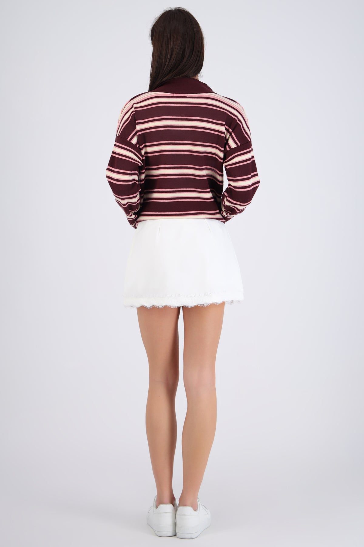 Mini Lace Split Skirt
