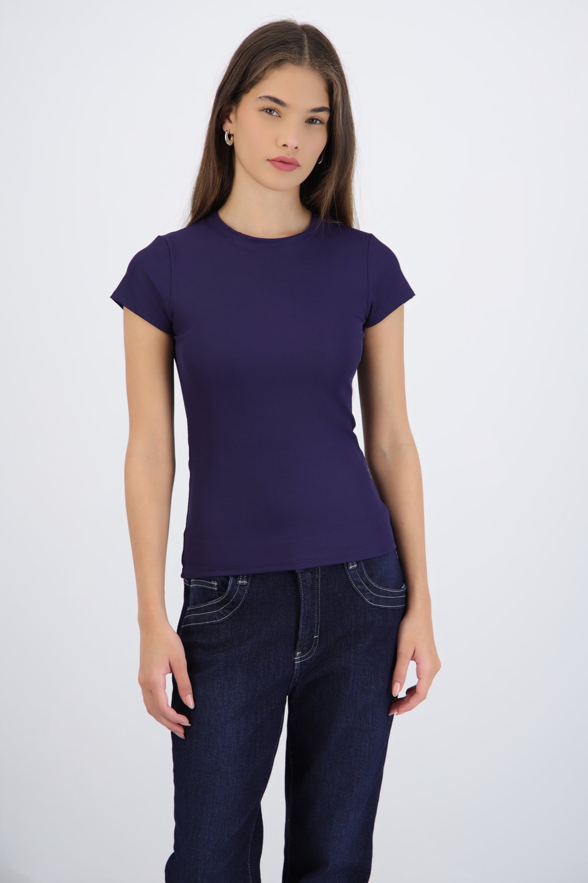 Short Sleeve Basic Top