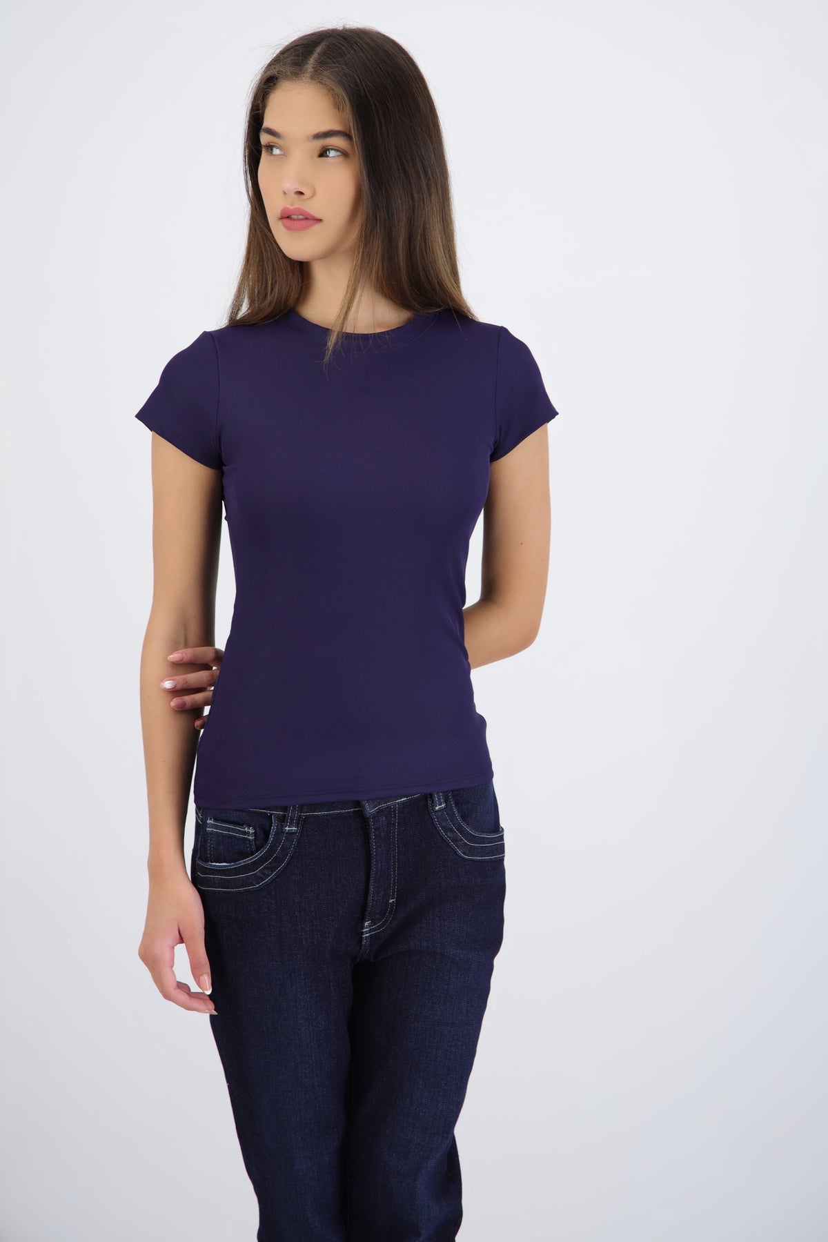 Short Sleeve Basic Top