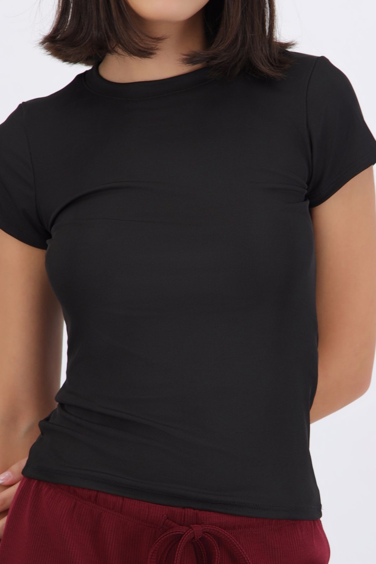 Short Sleeve Basic Top