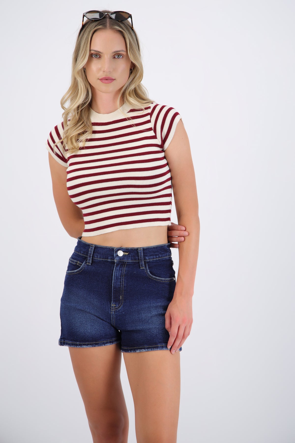 Striped Crop Top