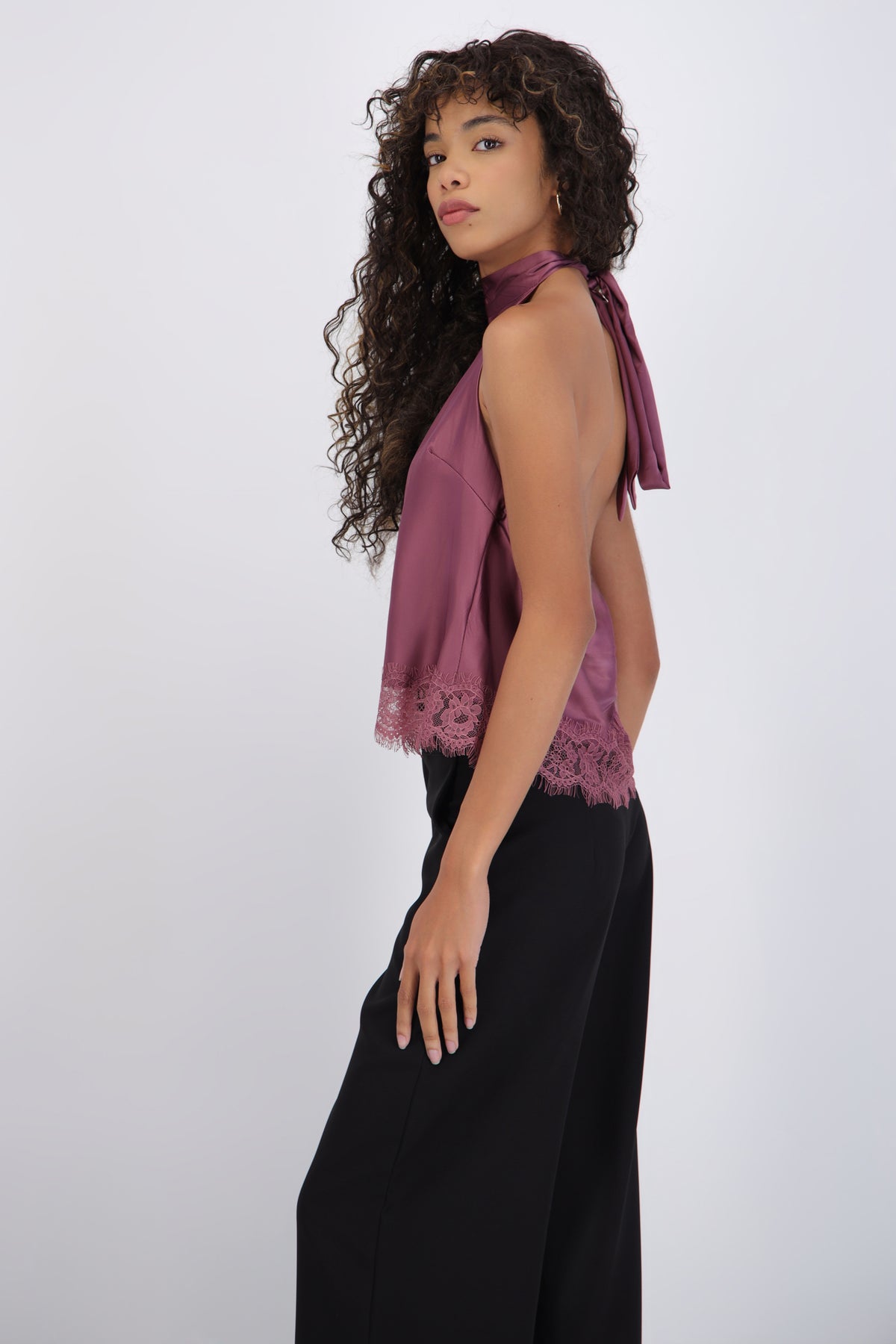 Lace Halter Top