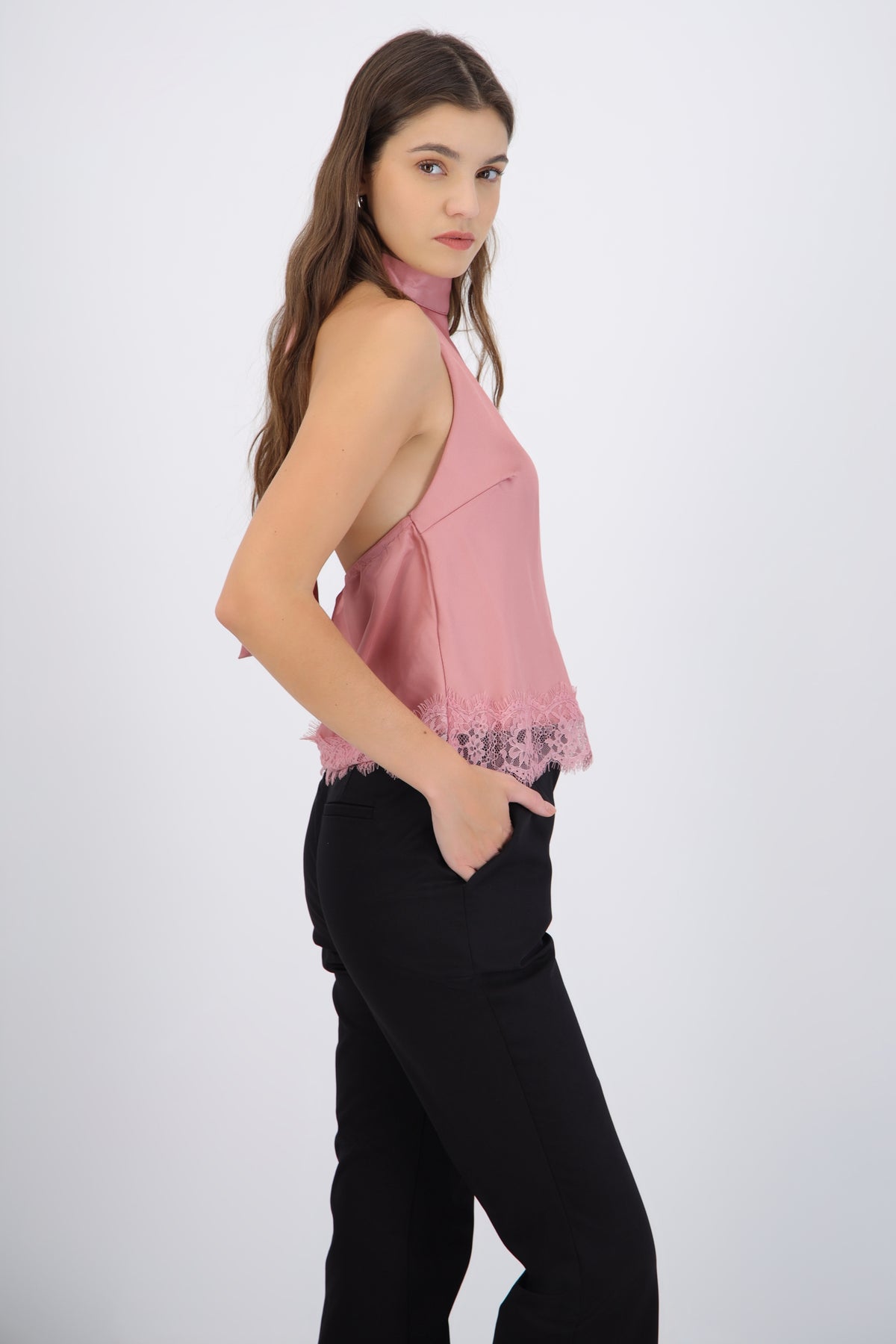 Lace Halter Top